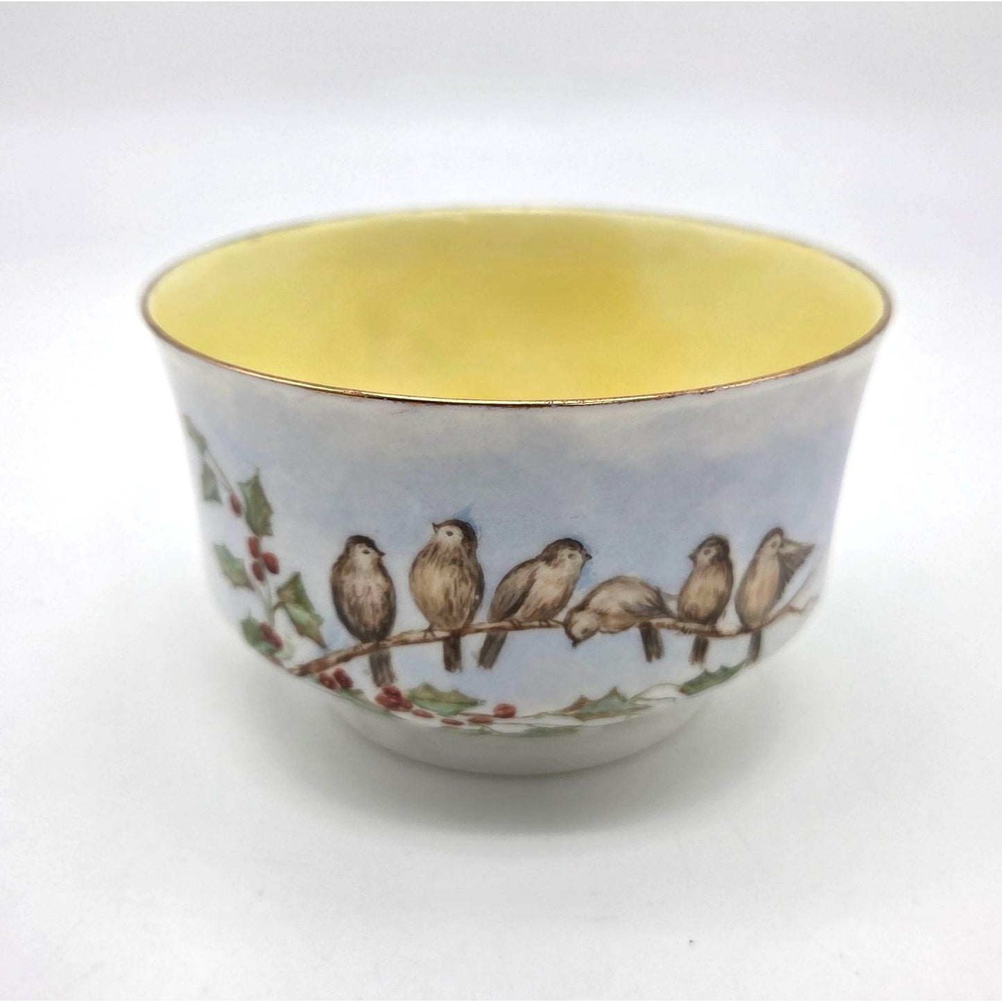 Antique Porcelain Chawan Japanese Tea Bowl Yellow