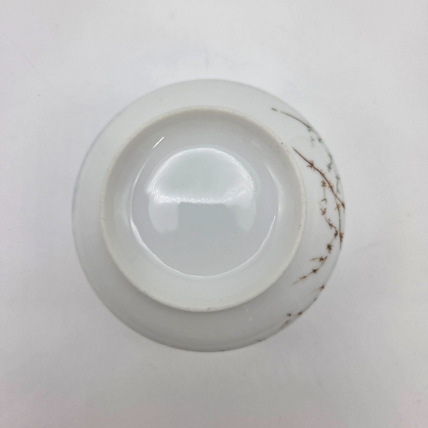 Antique Porcelain Chawan Japanese Tea Bowl Yellow