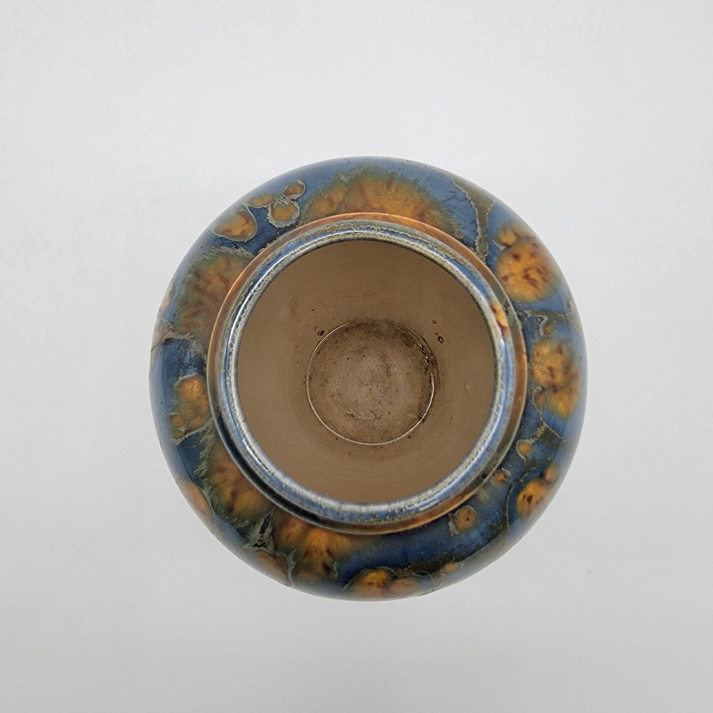 Vintage Signed Crystalline Glaze Art Pottery Vase
