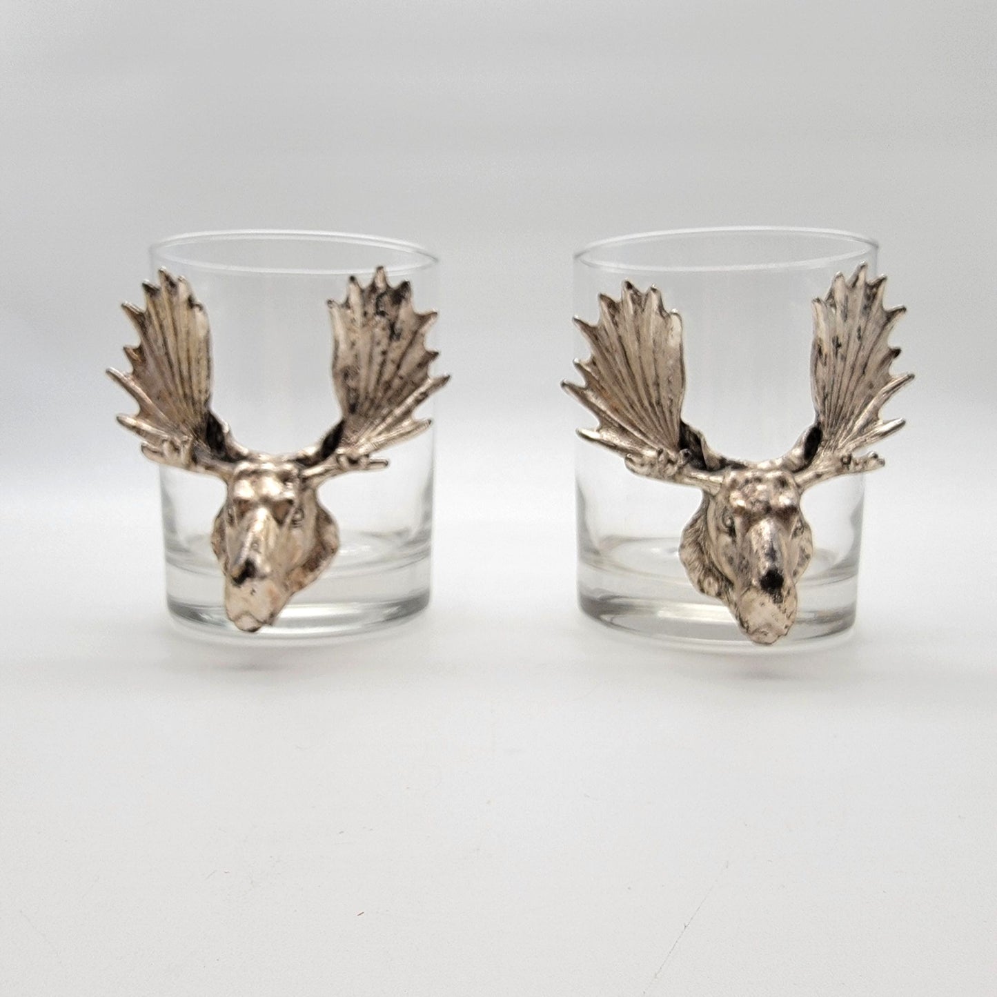 Arthur Court Sport and Game Animal Barware 6-Pcs. Set Ice Bucket & Double Old Fashioned Glasses