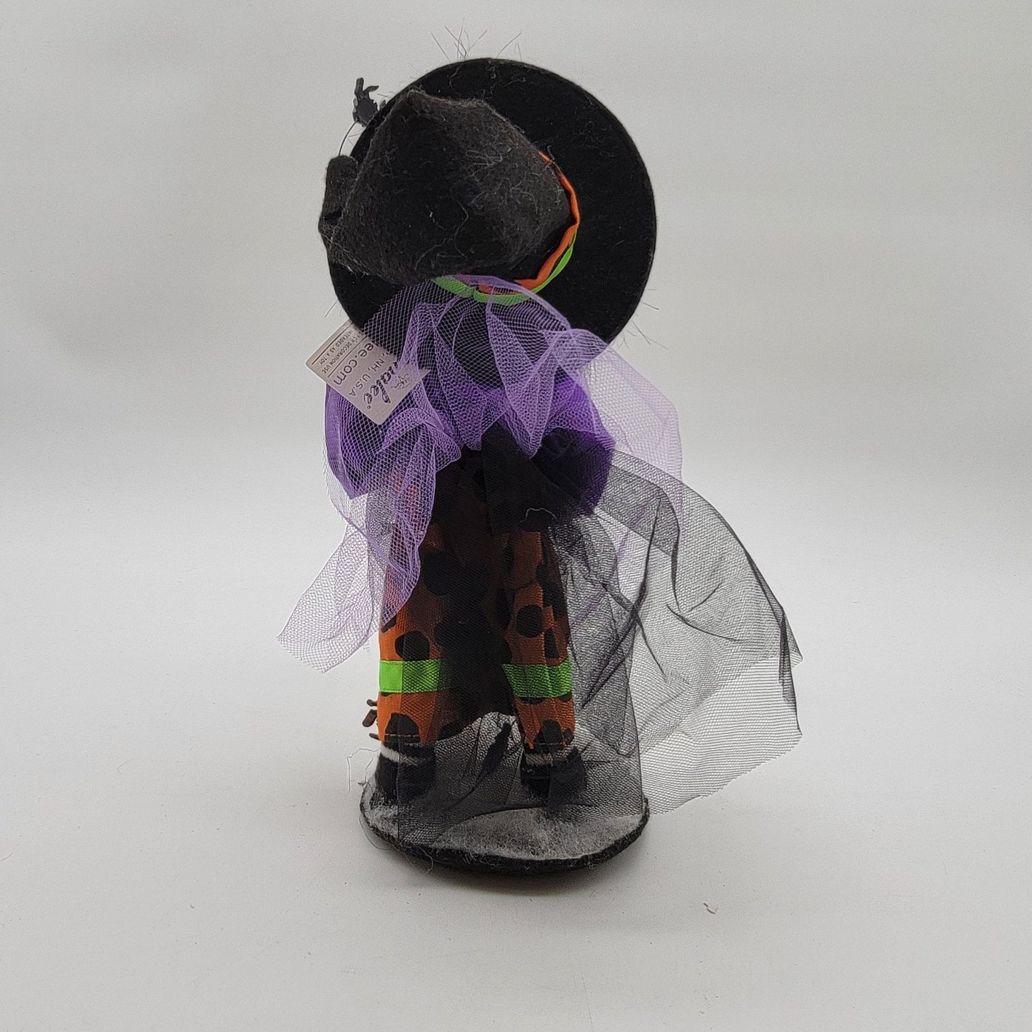 Annalee 75th Anniversary Dotty Witch Figure 10" With Frog