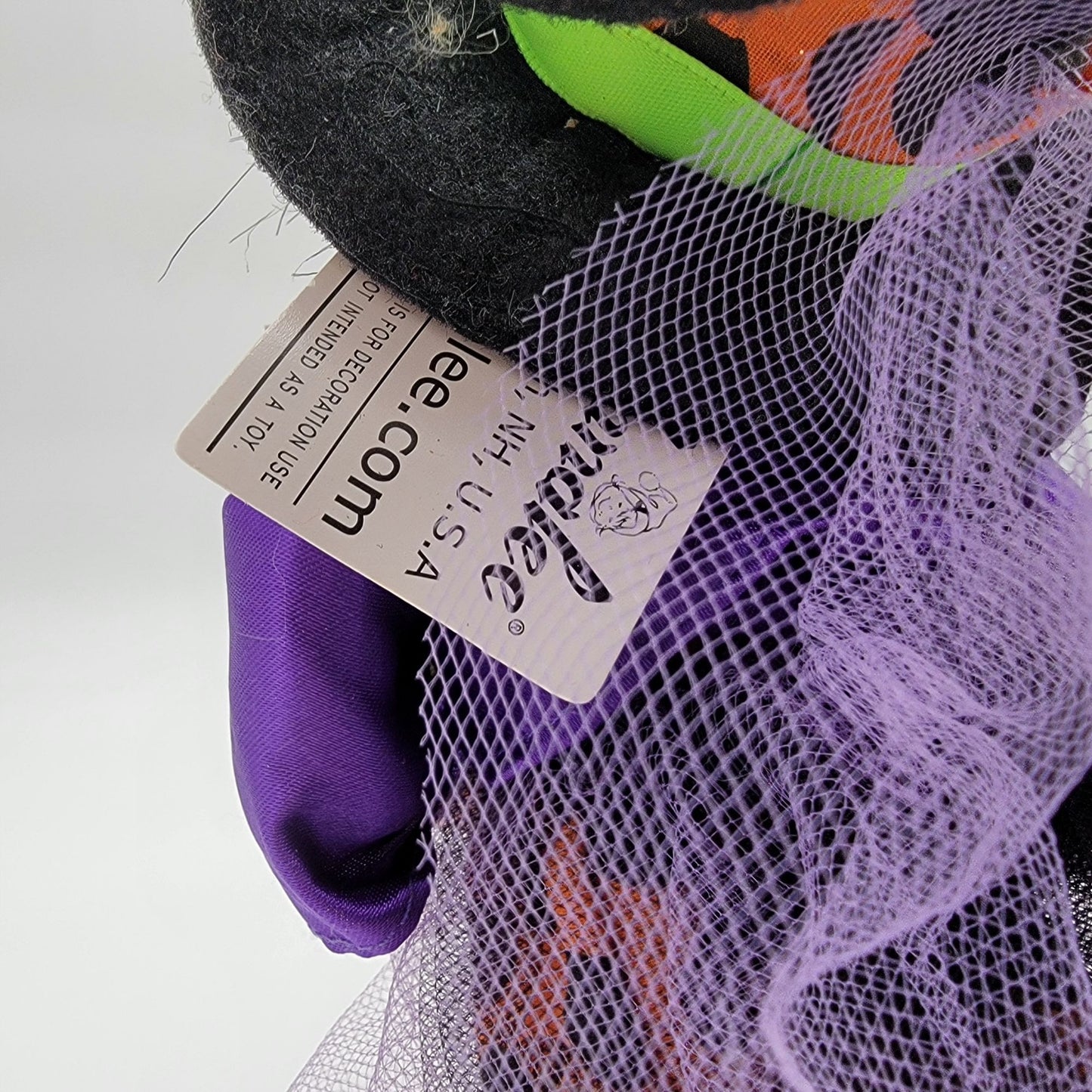 Annalee 75th Anniversary Dotty Witch Figure 10" With Frog
