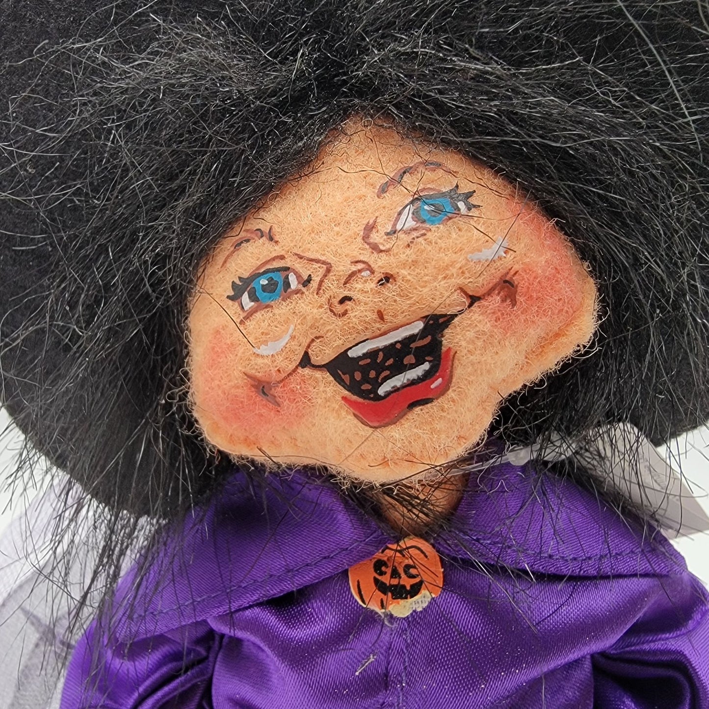 Annalee 75th Anniversary Dotty Witch Figure 10" With Frog