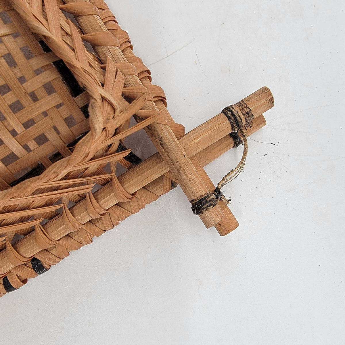 Small Wicker & Stick Cassava Sifter Basket
