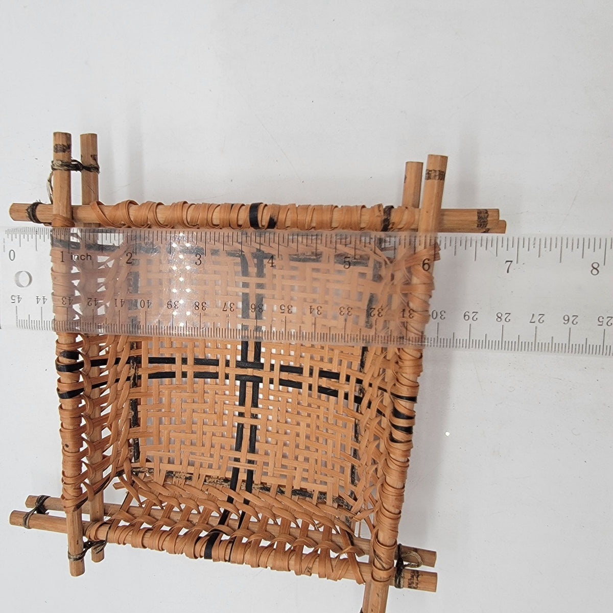 Small Wicker & Stick Cassava Sifter Basket