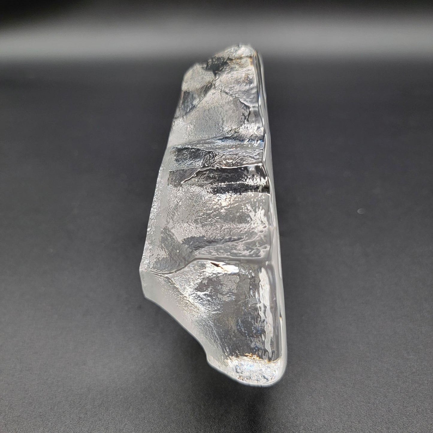 Mats Jonasson Crystal Grizzly Bear Paperweight Signed 3607