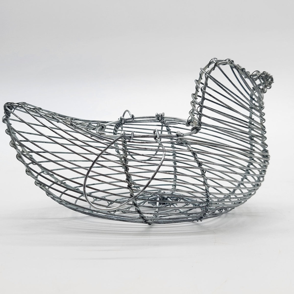 Small Chicken Wire Egg Basket Primitive Farmhouse Vintage