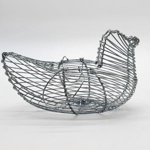 Small Chicken Wire Egg Basket Primitive Farmhouse Vintage