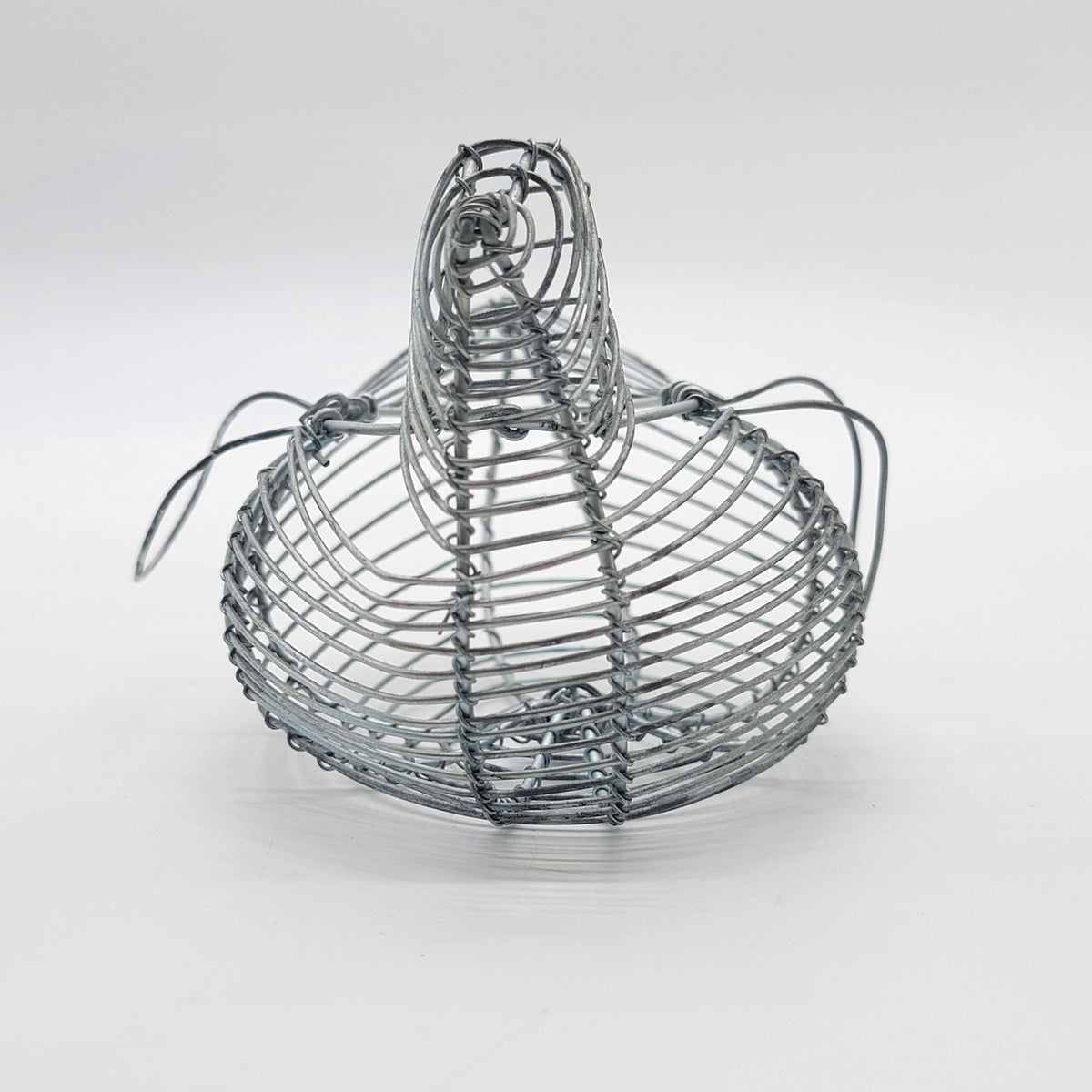 Small Chicken Wire Egg Basket Primitive Farmhouse Vintage
