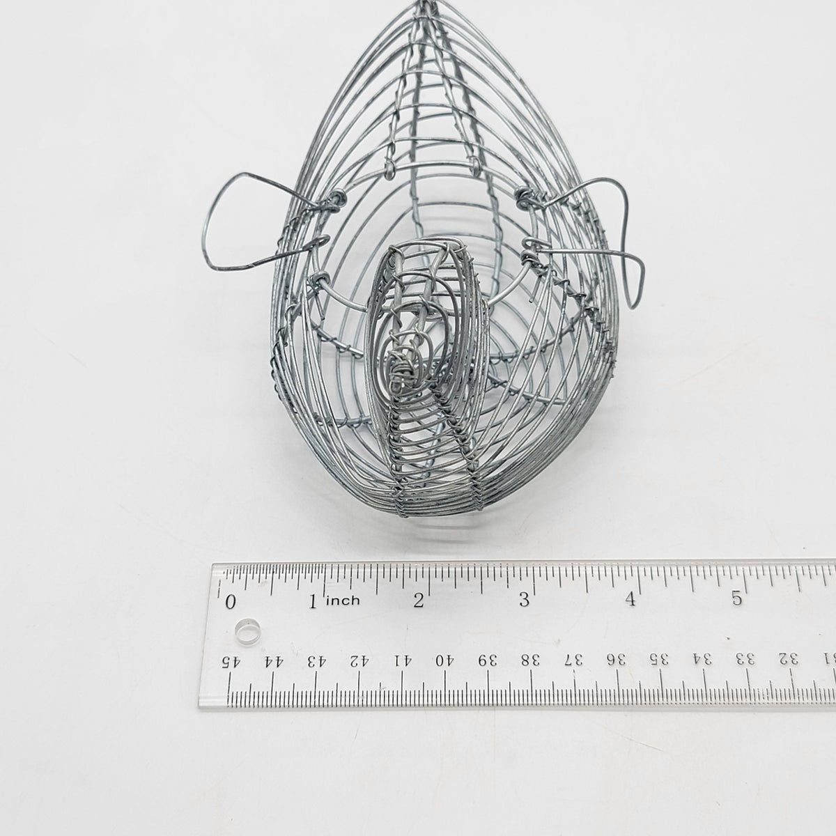 Small Chicken Wire Egg Basket Primitive Farmhouse Vintage