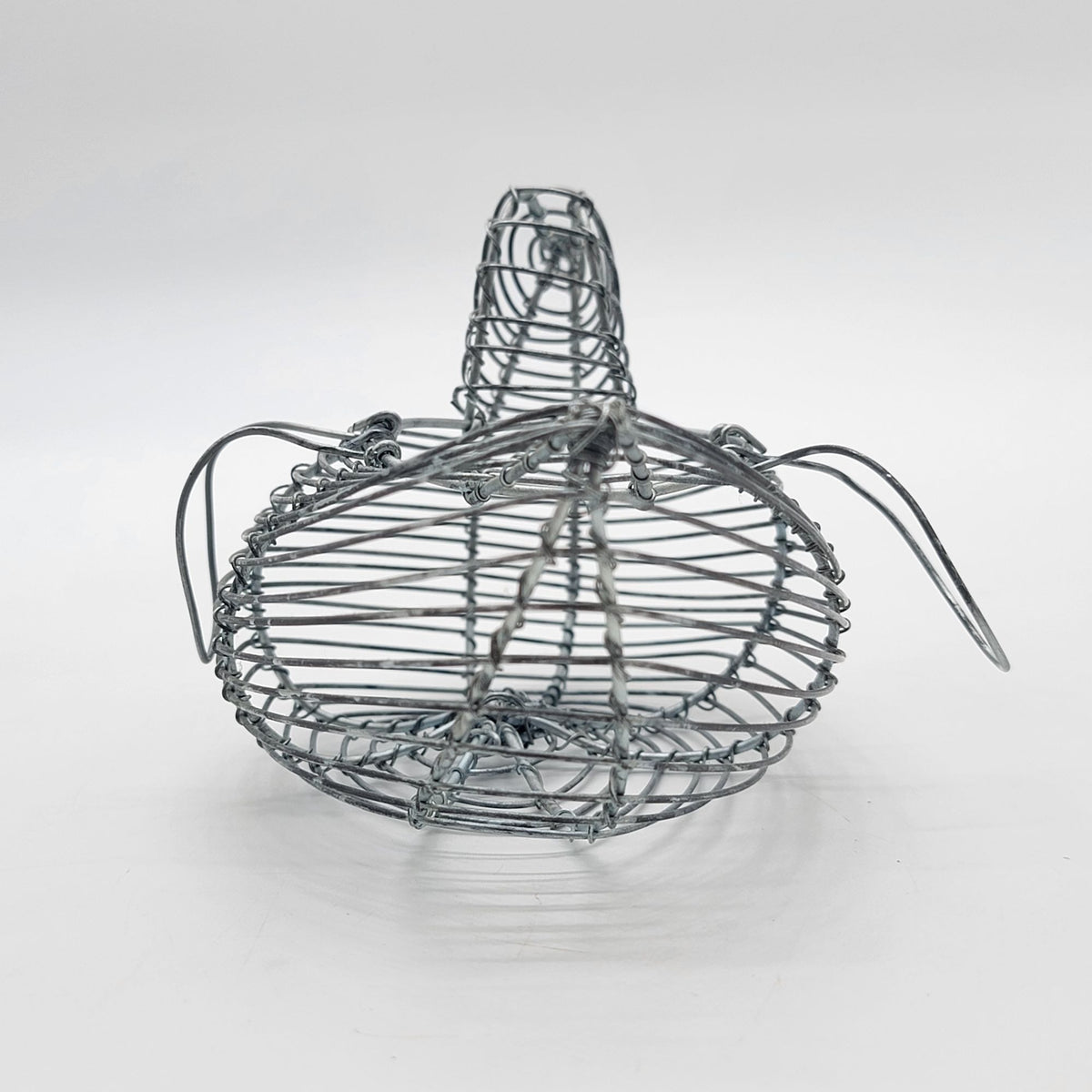 Small Chicken Wire Egg Basket Primitive Farmhouse Vintage