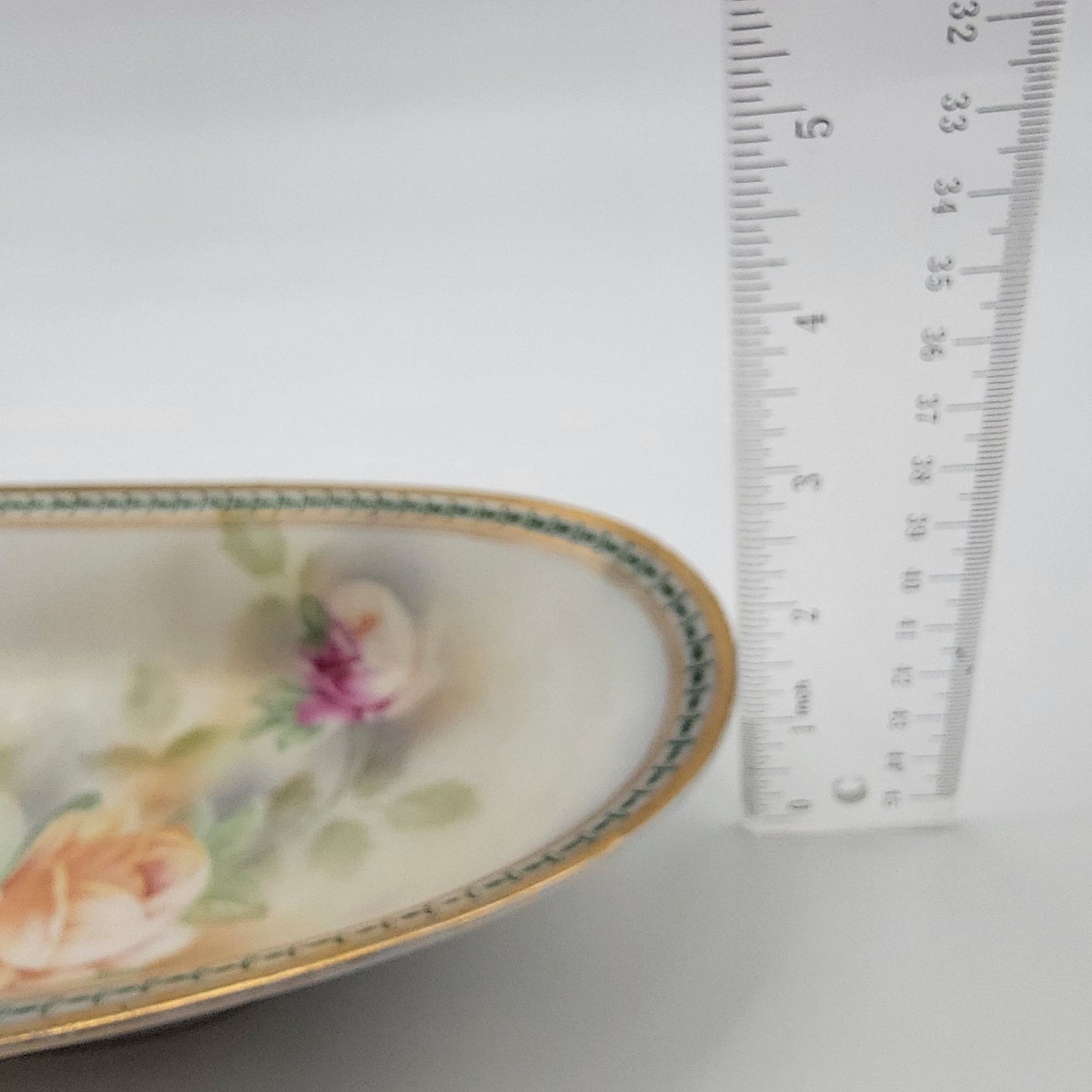 Antique Bavarian Johann Seltmann Porcelain Celery Dish