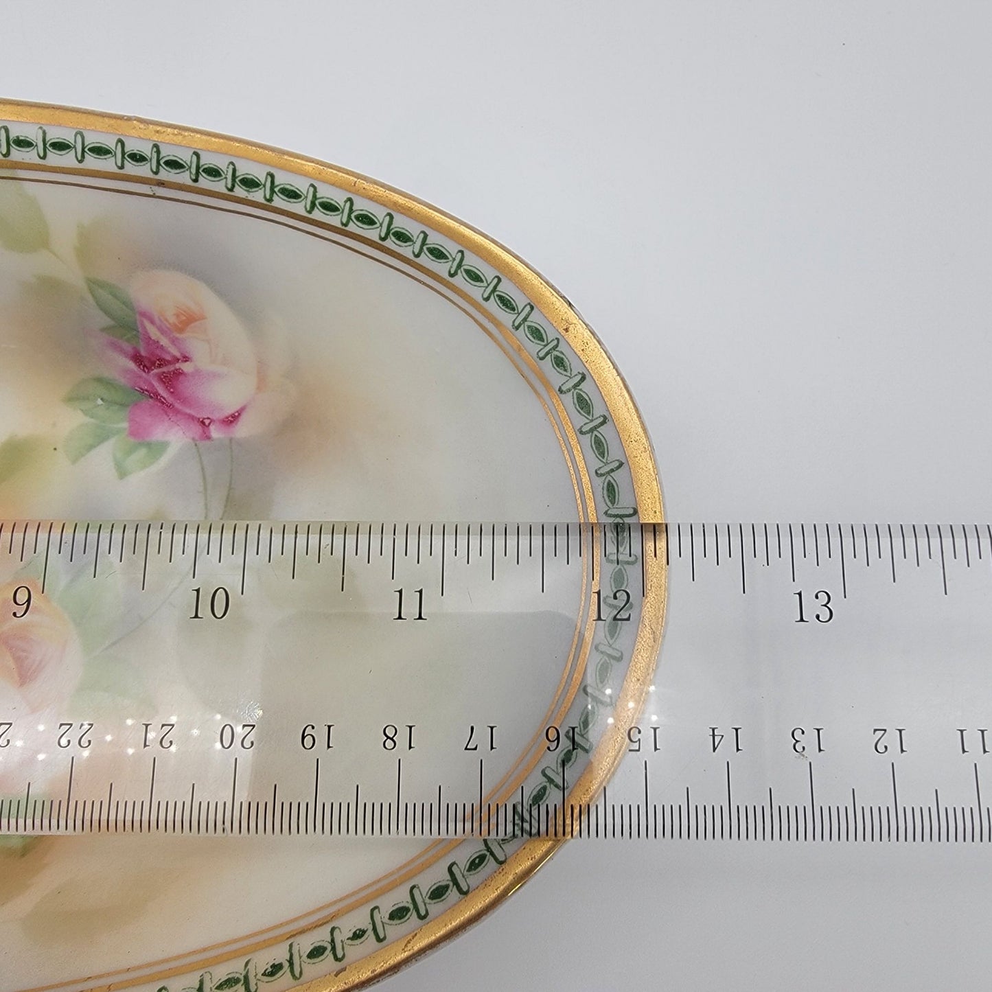 Antique Bavarian Johann Seltmann Porcelain Celery Dish