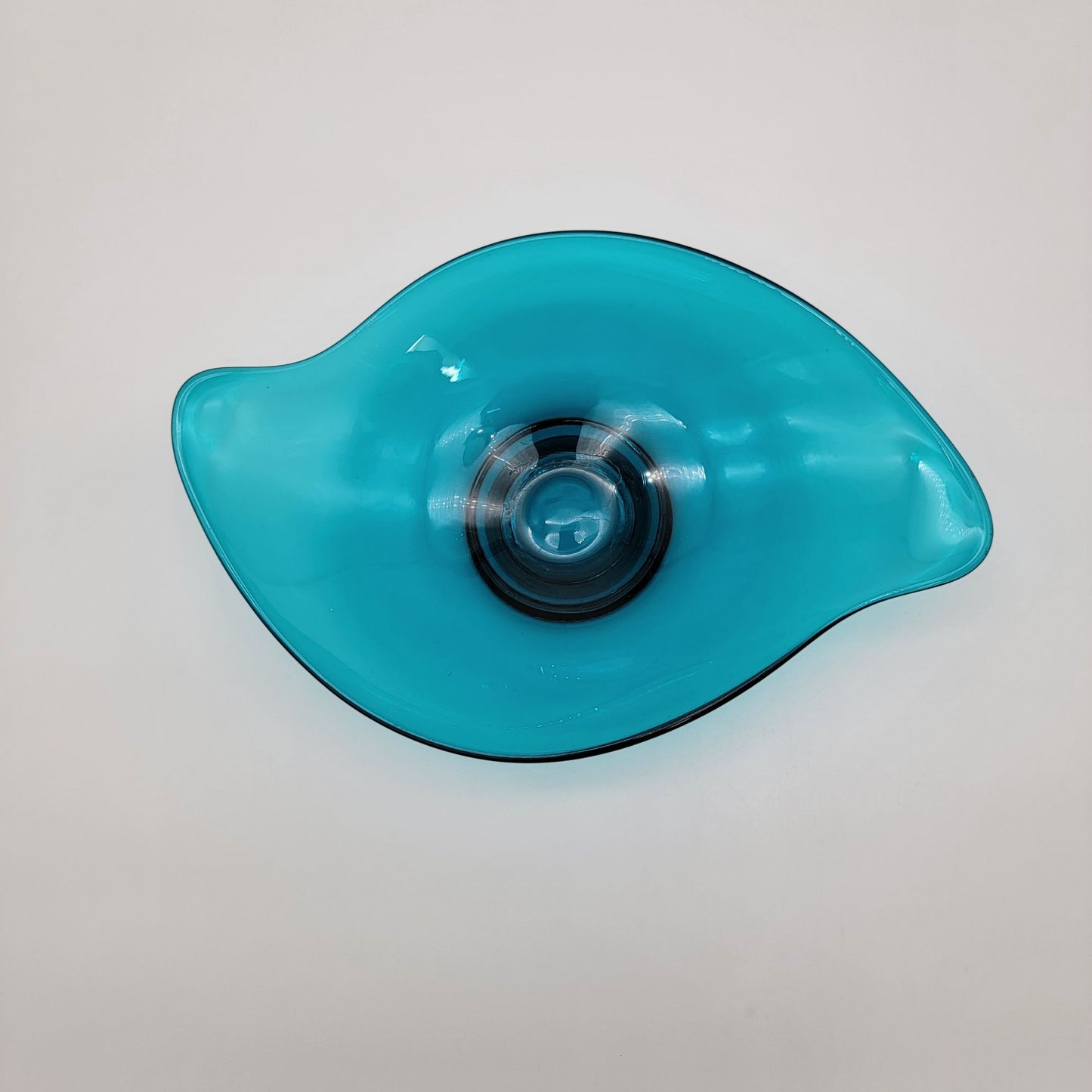 Vintage Viking Epic Glass Bluenique Atomic Dish