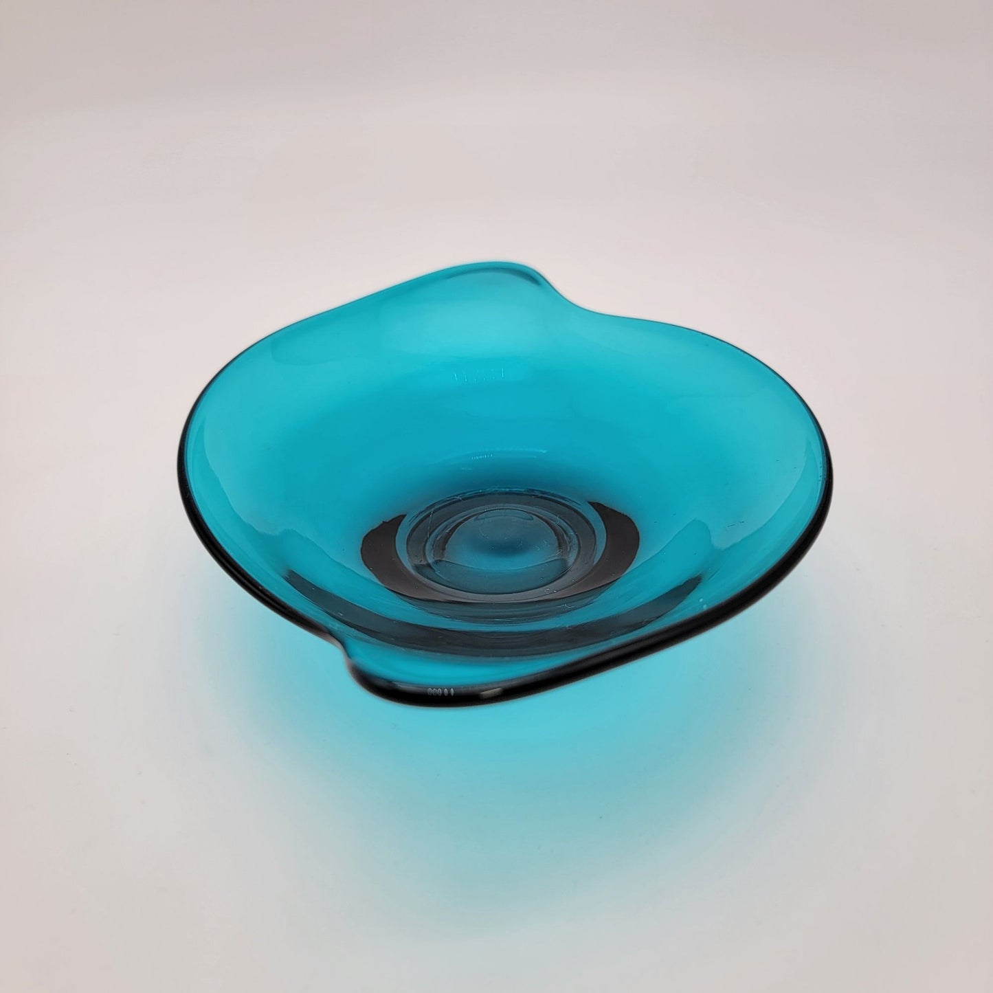 Vintage Viking Epic Glass Bluenique Atomic Dish