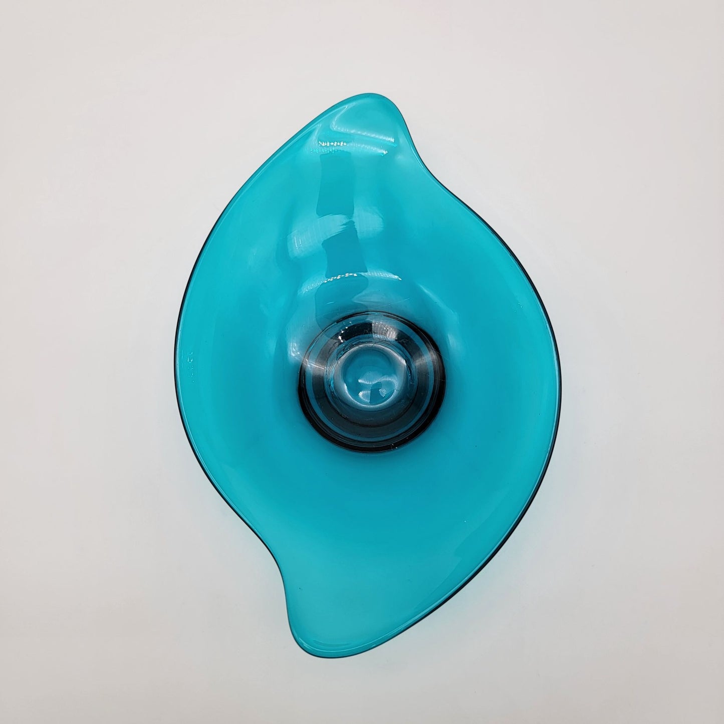 Vintage Viking Epic Glass Bluenique Atomic Dish