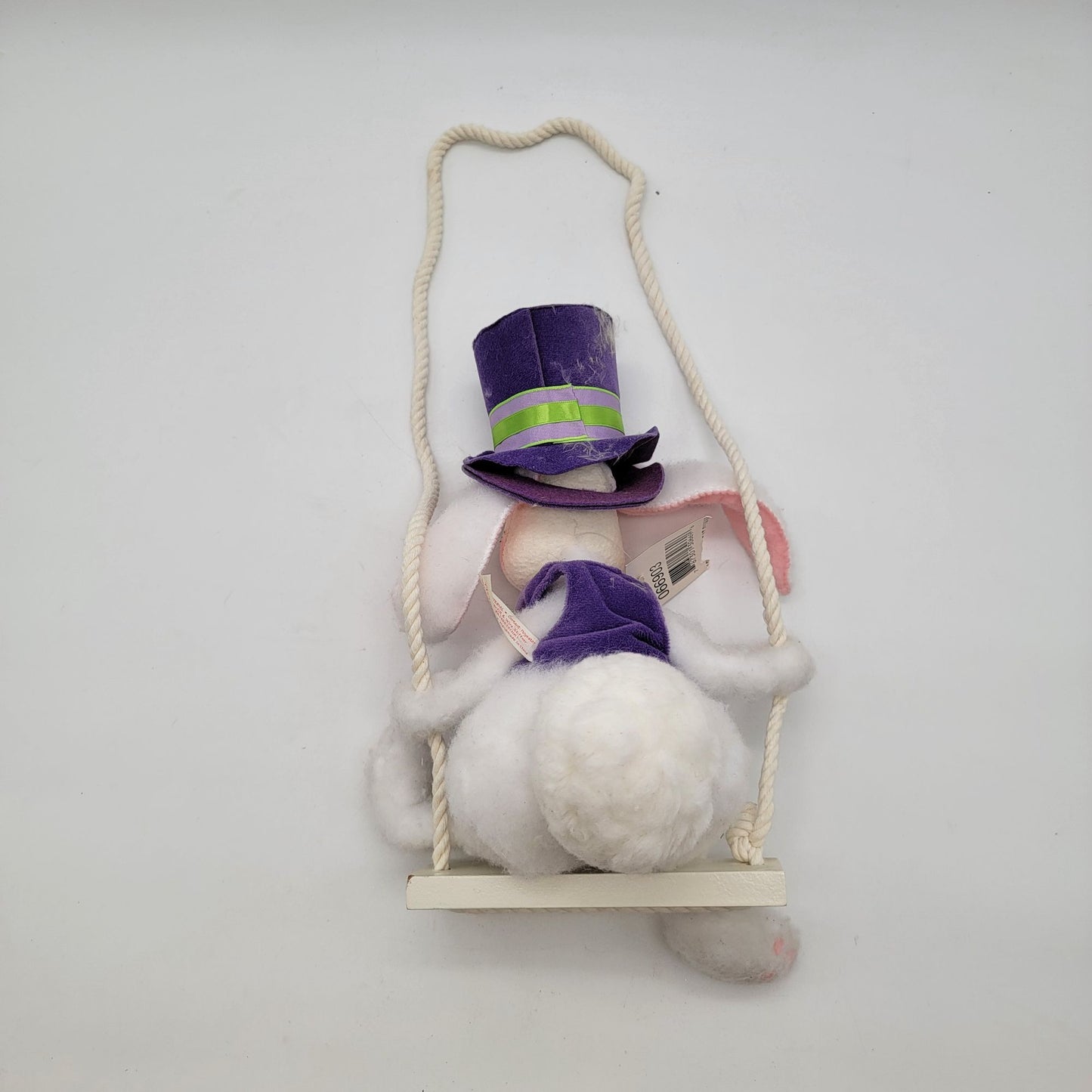Vintage 2003 Annalee Swinging Easter Bunny Doll 9.5"