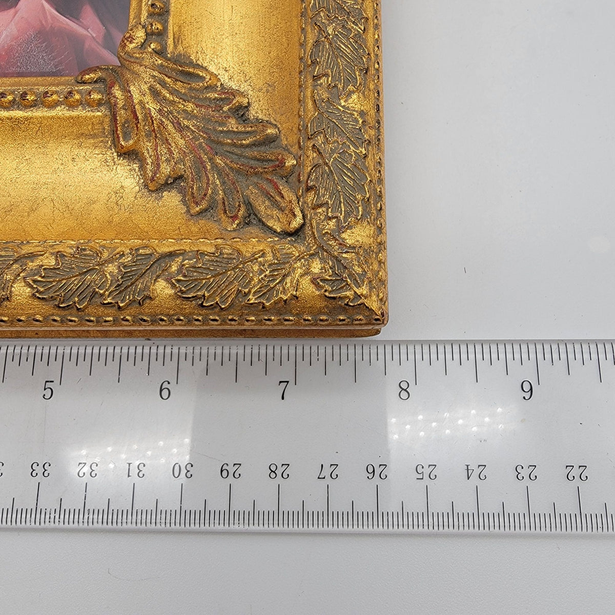Whimsical Victorian Cat Art Print in Ornate Gold Frame