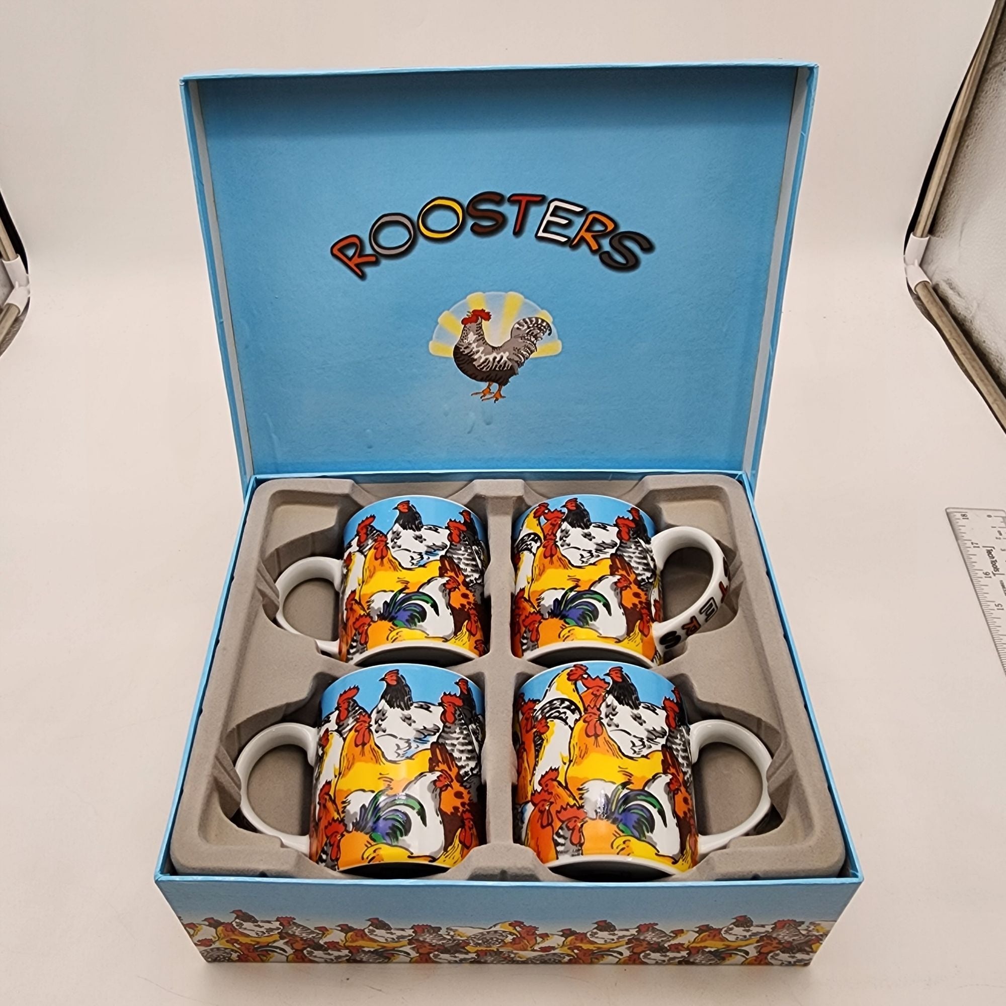 Cardew Mug Vintage Paul Cardew Roosters Mug Set (4) in Original Box – Niche Lady Shop