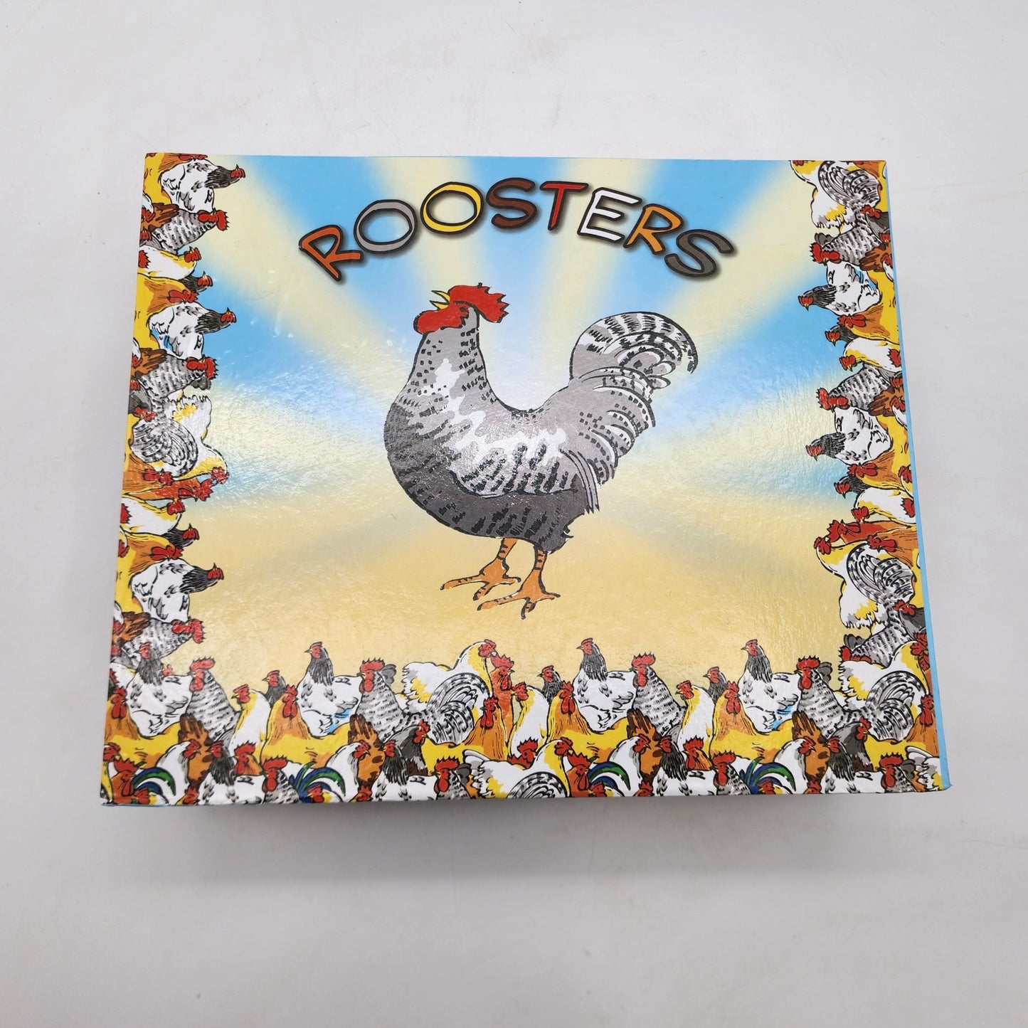 Vintage Paul Cardew Roosters Mug Set (4) in Original Box