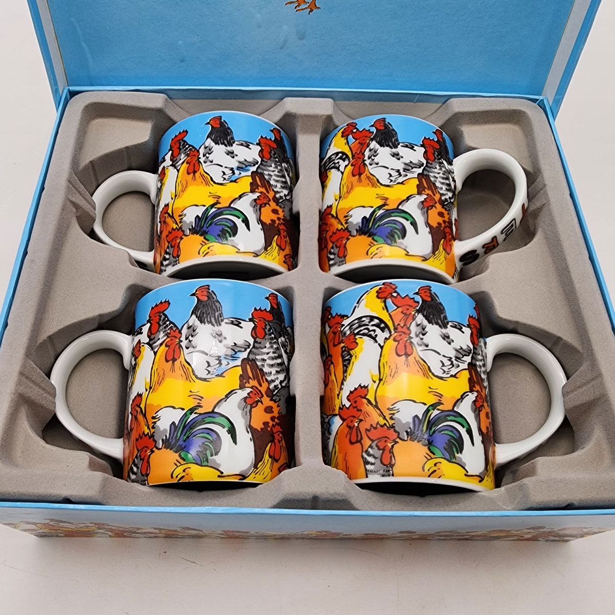 Cardew Mug Vintage Paul Cardew Roosters Mug Set (4) in Original Box – Niche Lady Shop