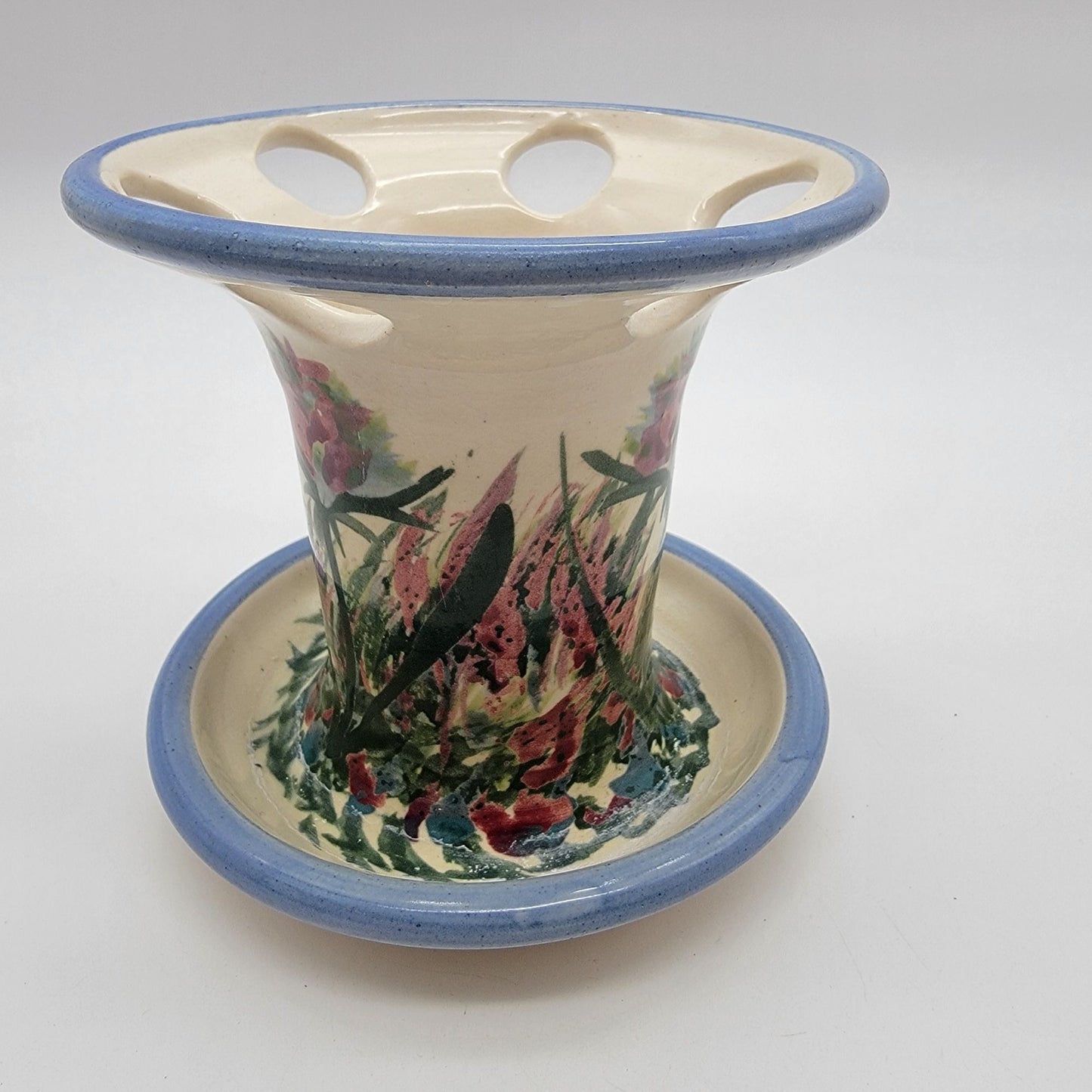 Claire & Bill Delffs Moonfire Pottery Toothbrush Holder