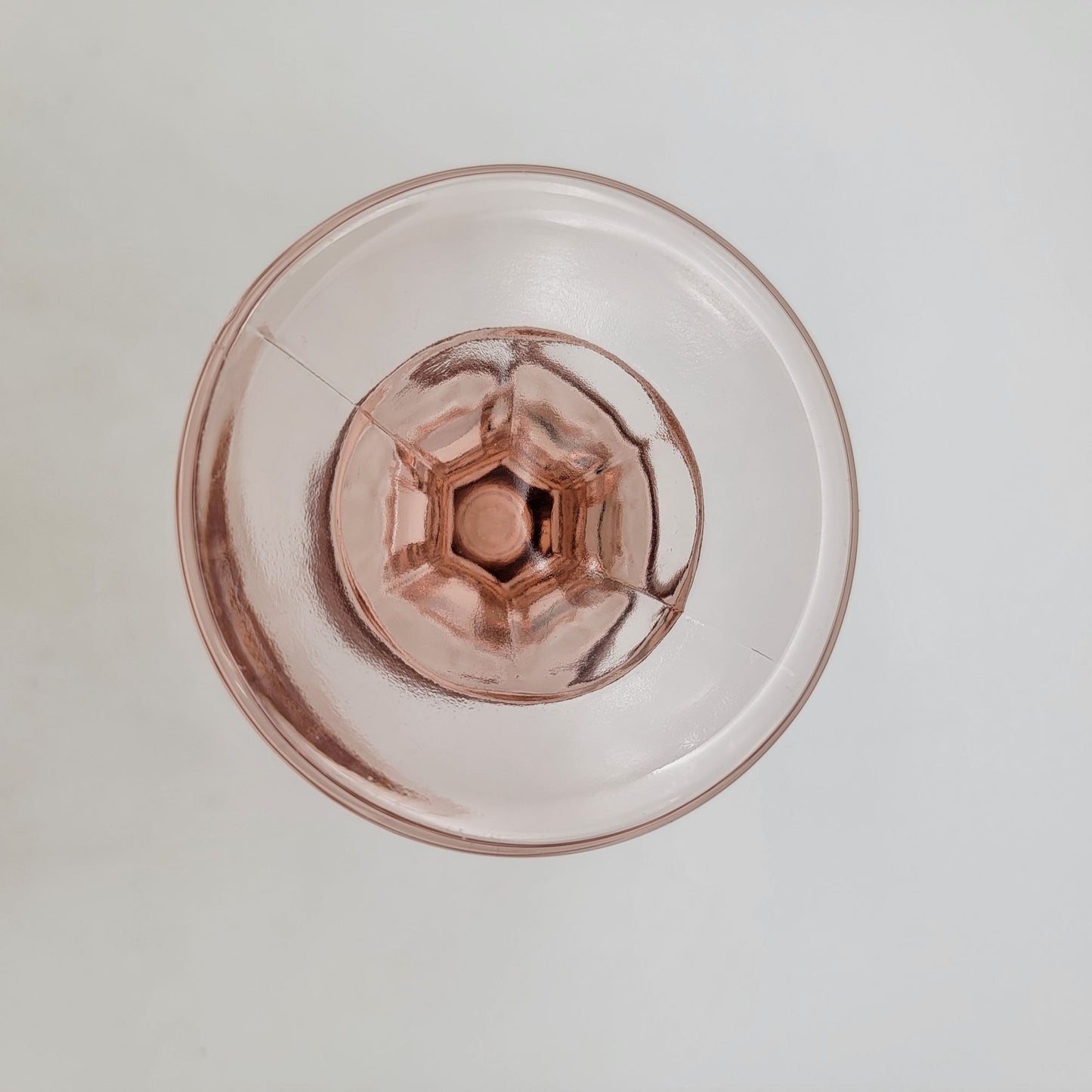 Vintage Indiana Glass Madrid Pink Depression Glass Goblet