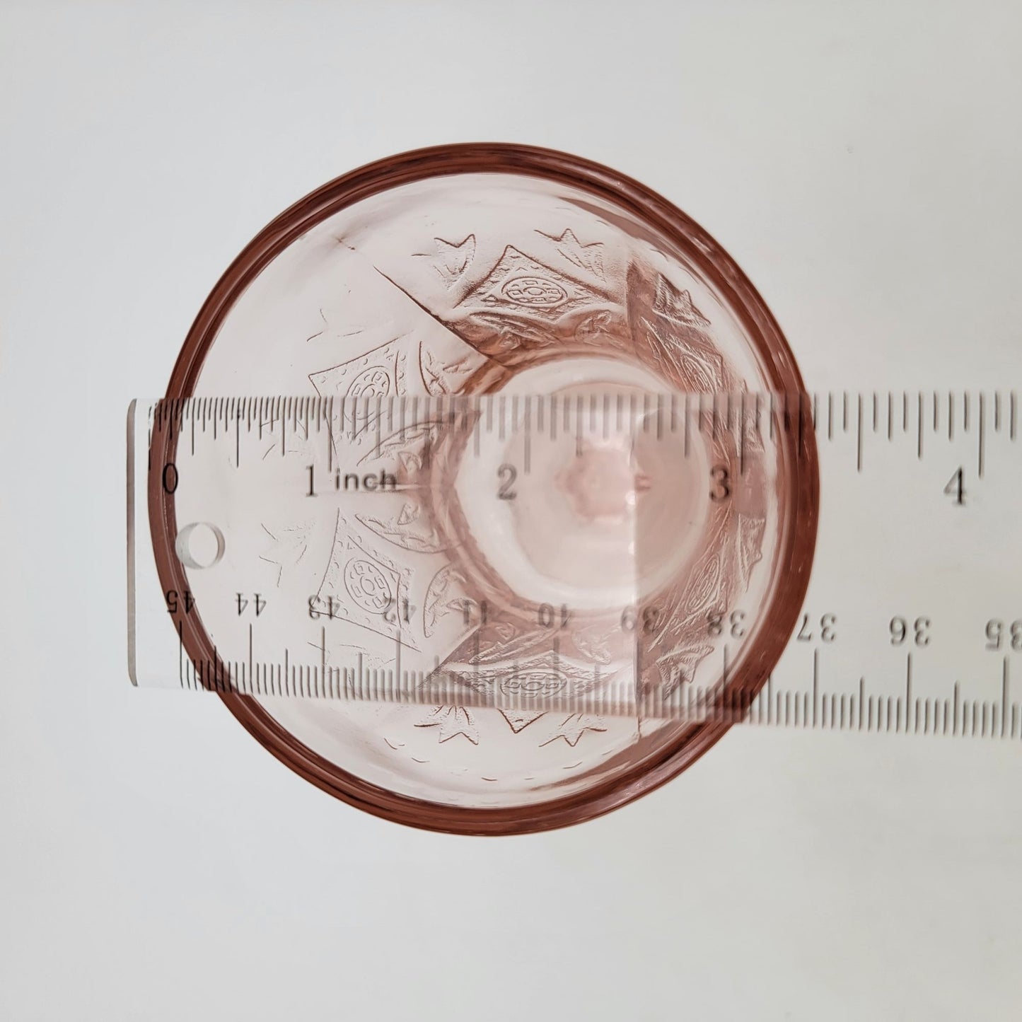 Vintage Indiana Glass Madrid Pink Depression Glass Goblet