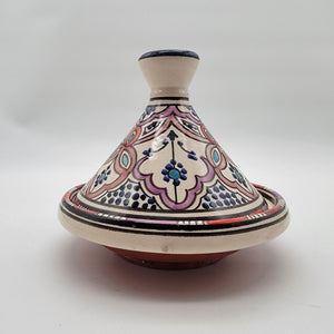 Vintage Safi Moroccan Pottery Moulay Ahmed Serghini Tagine Serving Vessel