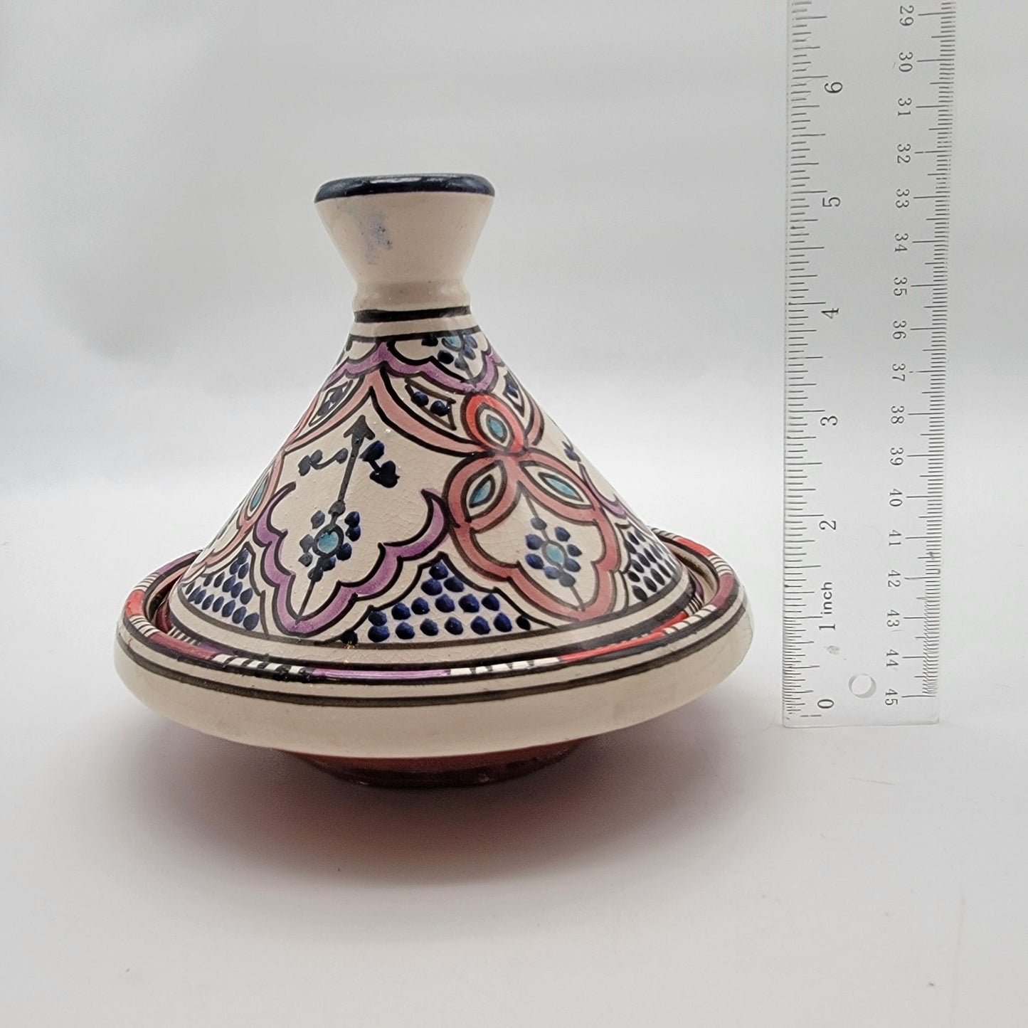 Vintage Safi Moroccan Pottery Moulay Ahmed Serghini Tagine Serving Vessel