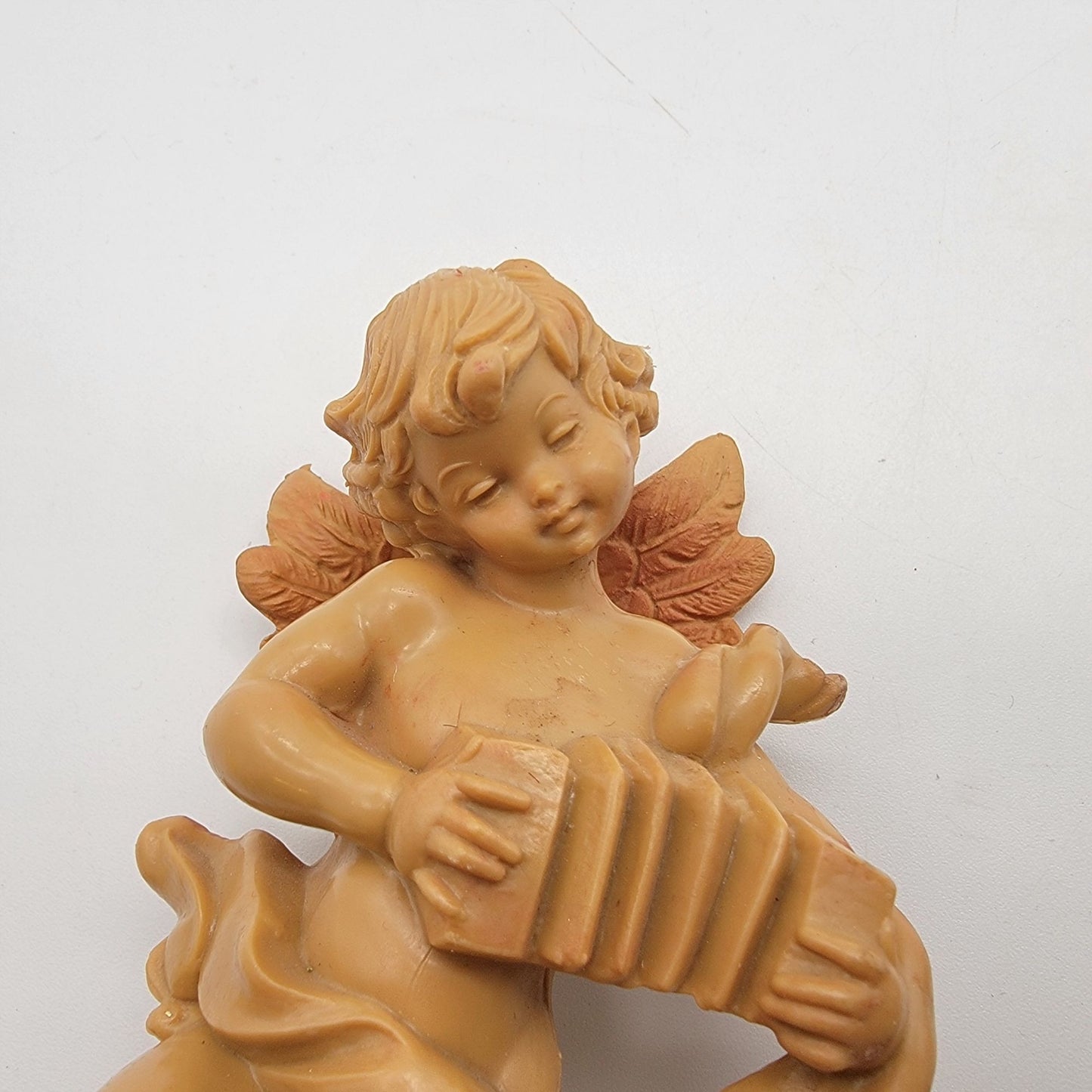 Pair Of Vintage Italian Fontanini Cherub Angels Figures
