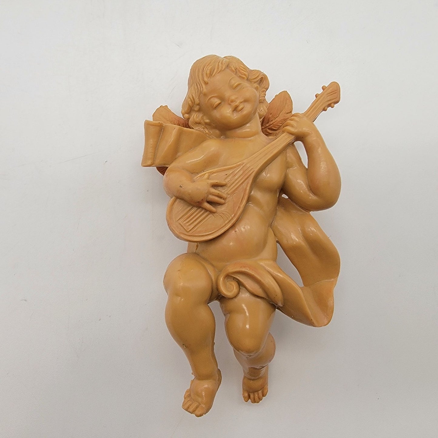 Pair Of Vintage Italian Fontanini Cherub Angels Figures