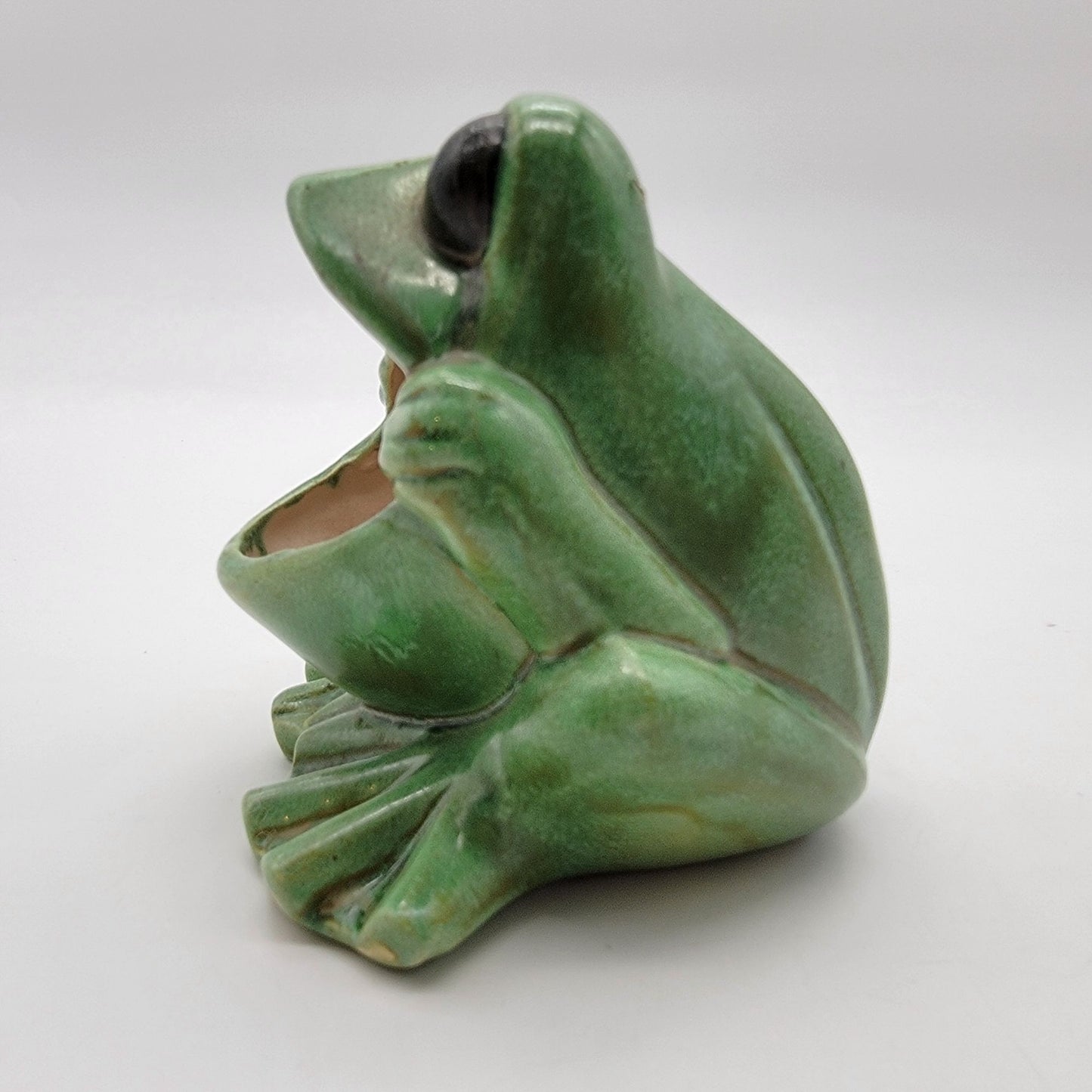 Vintage 1970s Frog Sponge Holder