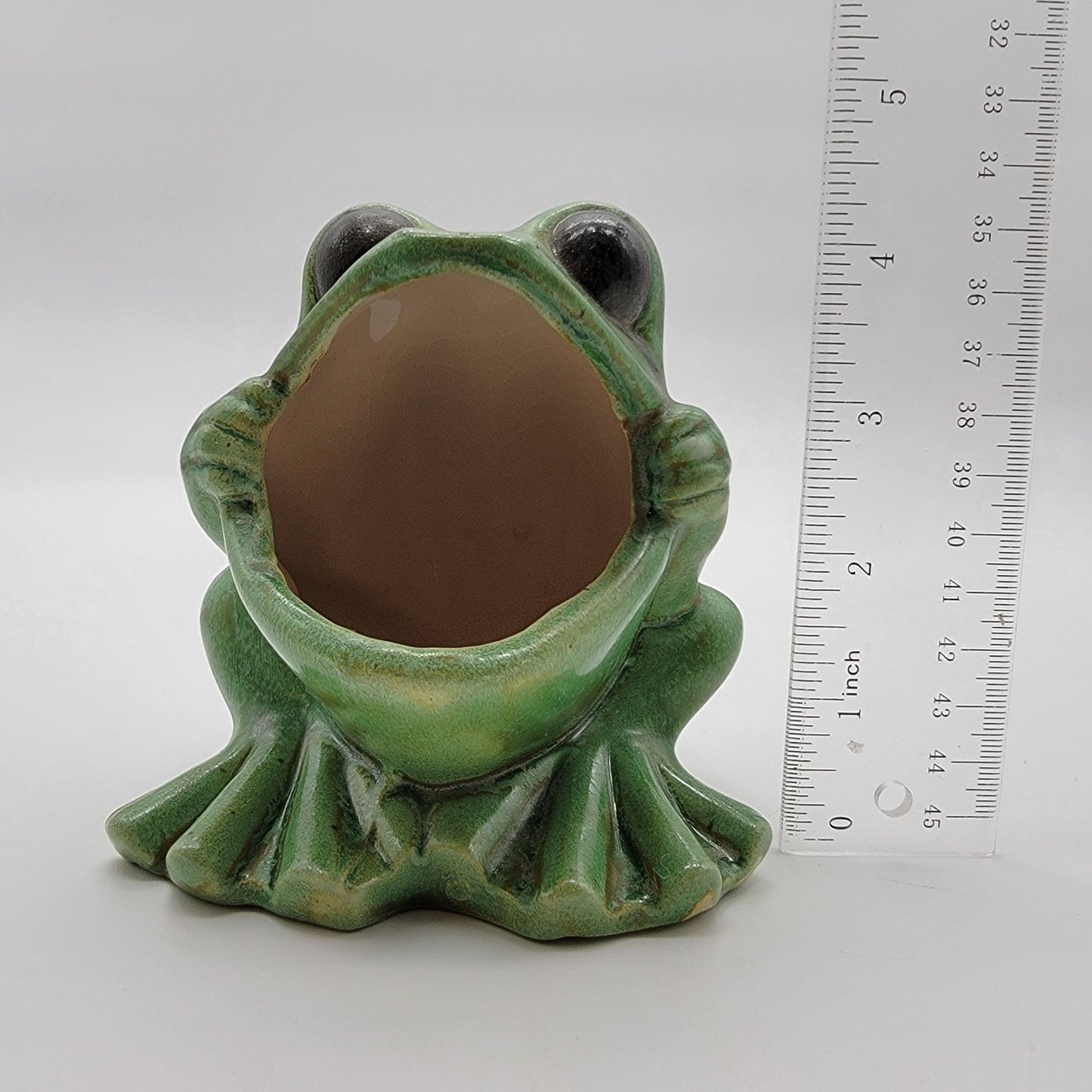 Vintage 1970s Frog Sponge Holder