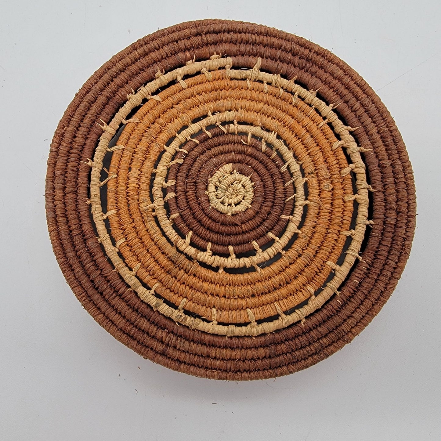 Vintage Native American Split Stitch Pima Basket
