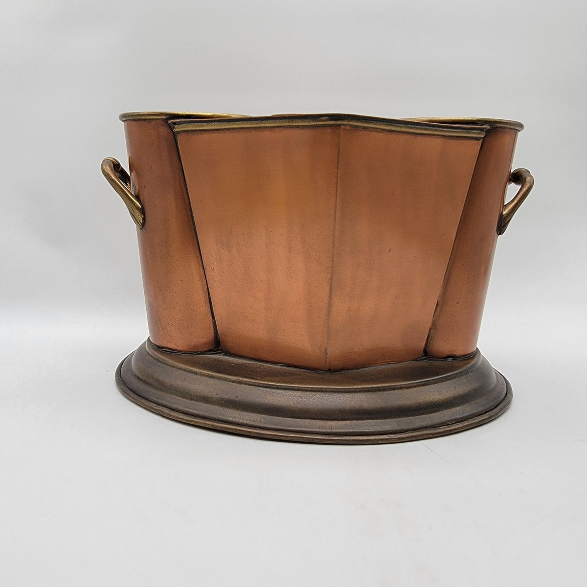 Global Views Art Deco Revival Copper & Brass Multi-Bottle Wine Chiller