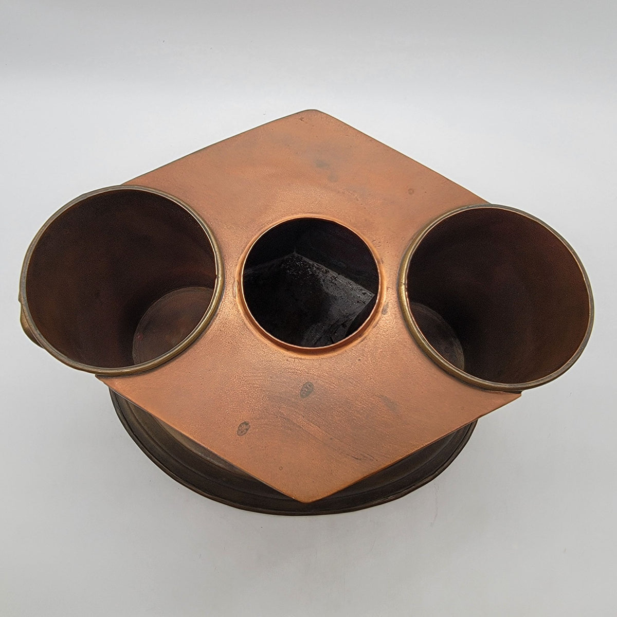 Global Views Art Deco Revival Copper & Brass Multi-Bottle Wine Chiller