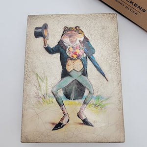 Retired Sid Dickens Memory Block T506 Sir Frog Wall Tile
