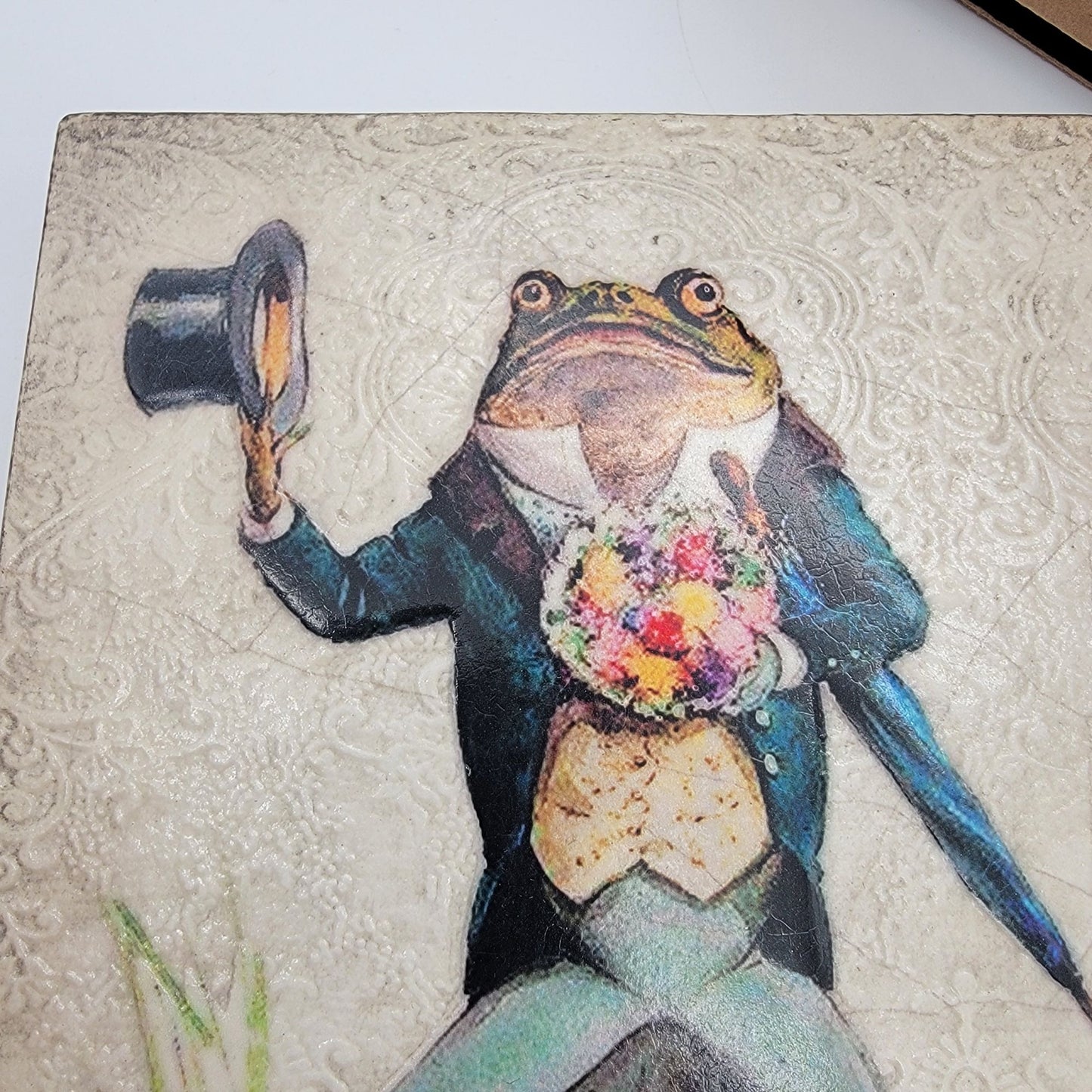 Retired Sid Dickens Memory Block T506 Sir Frog Wall Tile