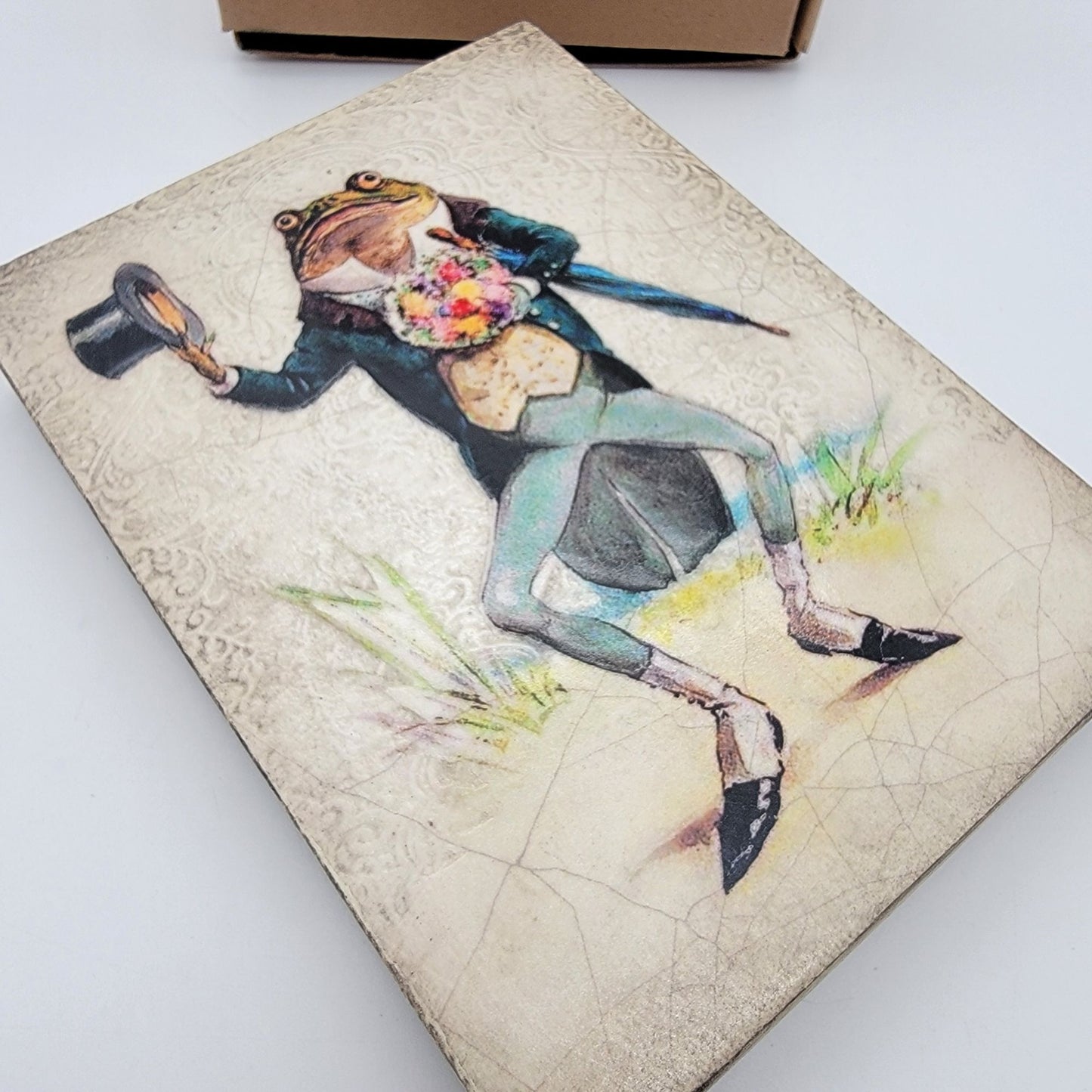 Retired Sid Dickens Memory Block T506 Sir Frog Wall Tile
