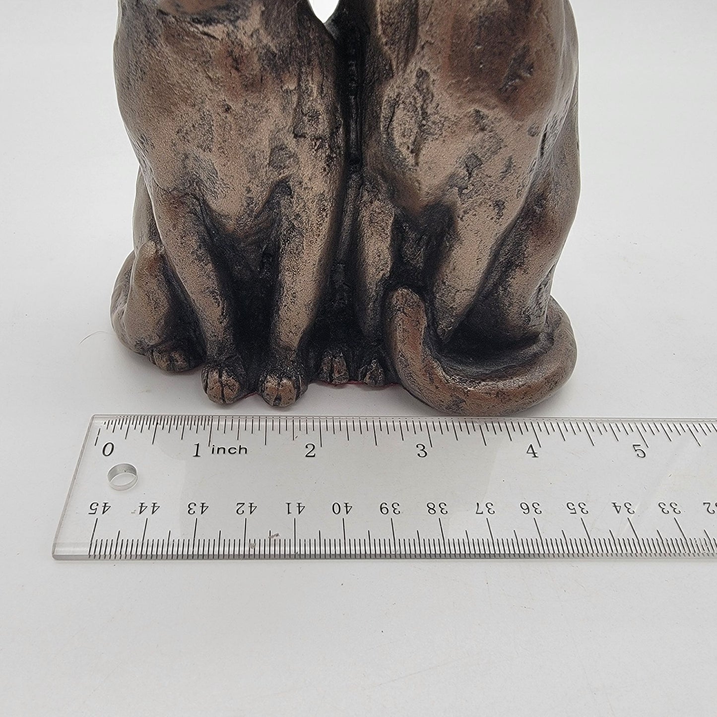 Paul Jenkins Frith Sculpture Yum Yum & Friend Cold Cast Bronze Cat Sculpture