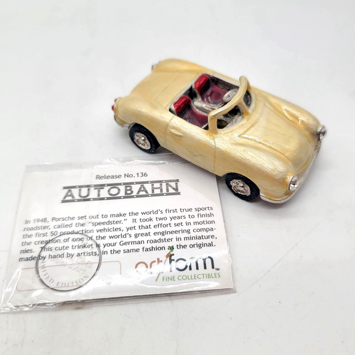 Objet d'art Autobahn Car Trinket Box No. 136