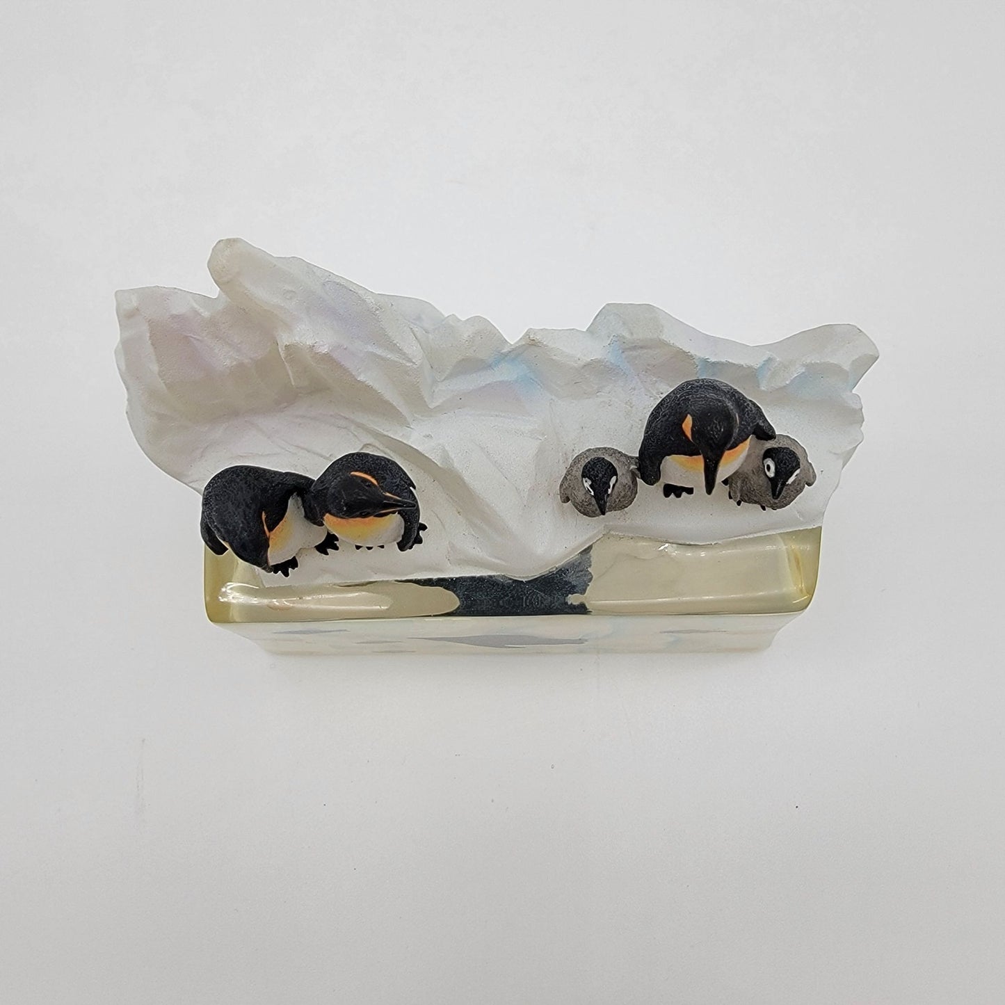 Summit Collection Emperor Penguins On Ice Sculpture