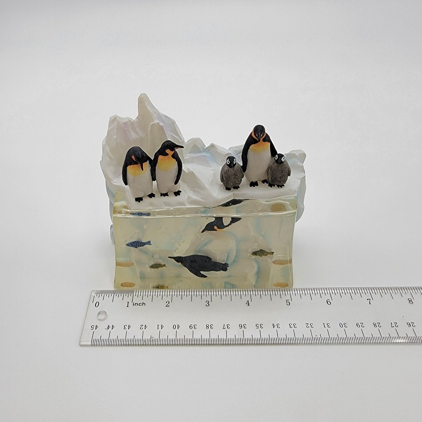 Summit Collection Emperor Penguins On Ice Sculpture