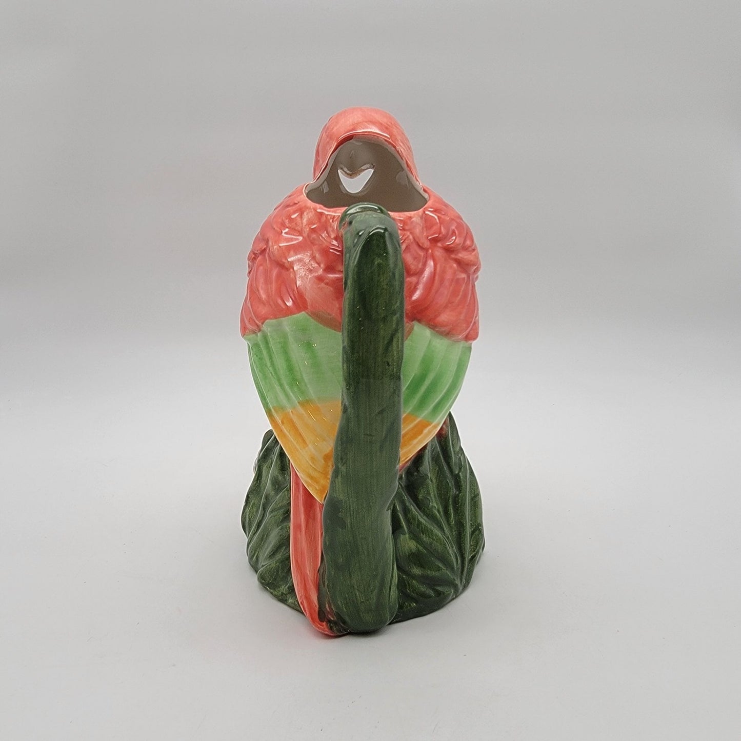 Vintage Tropical Parrot Pitcher