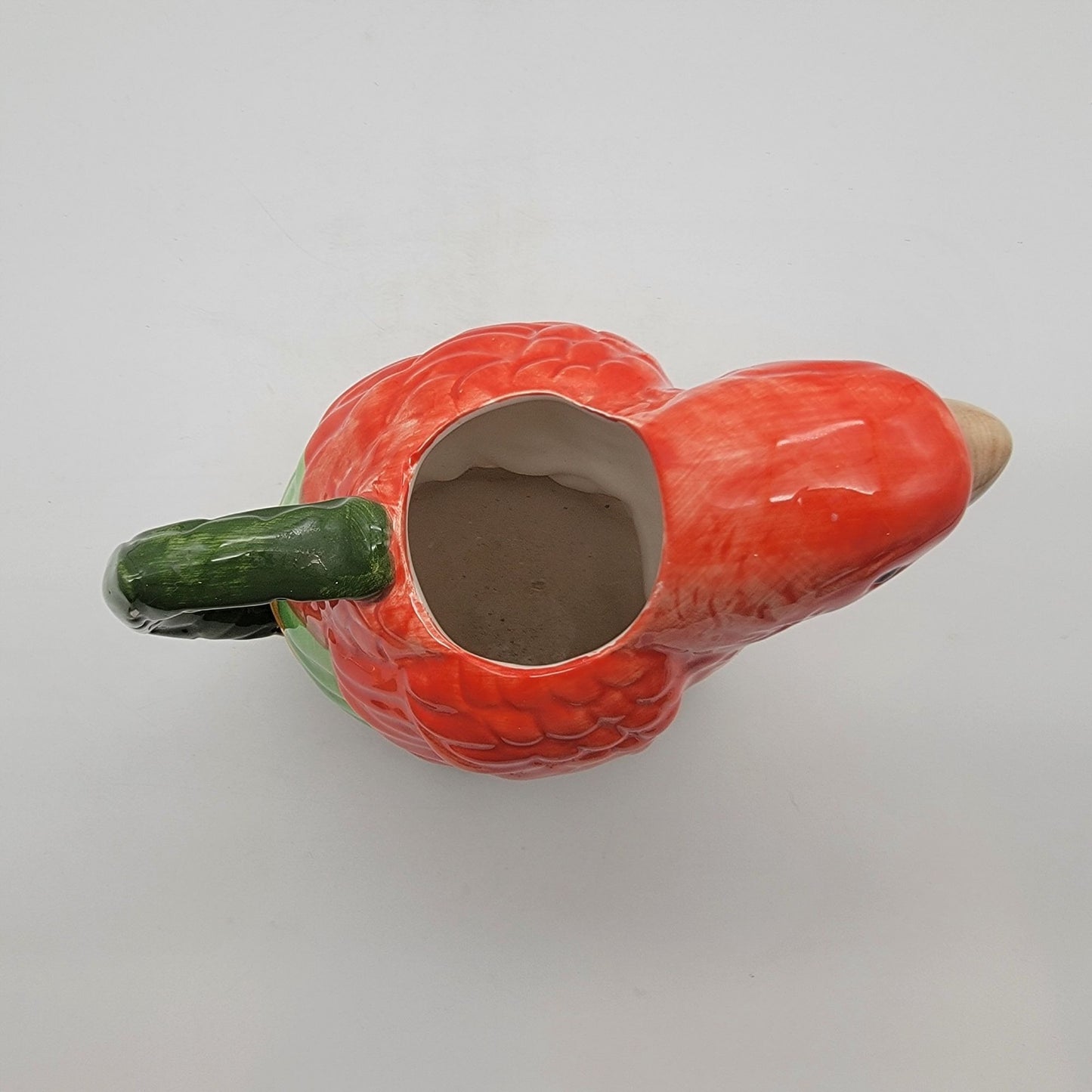 Vintage Tropical Parrot Pitcher