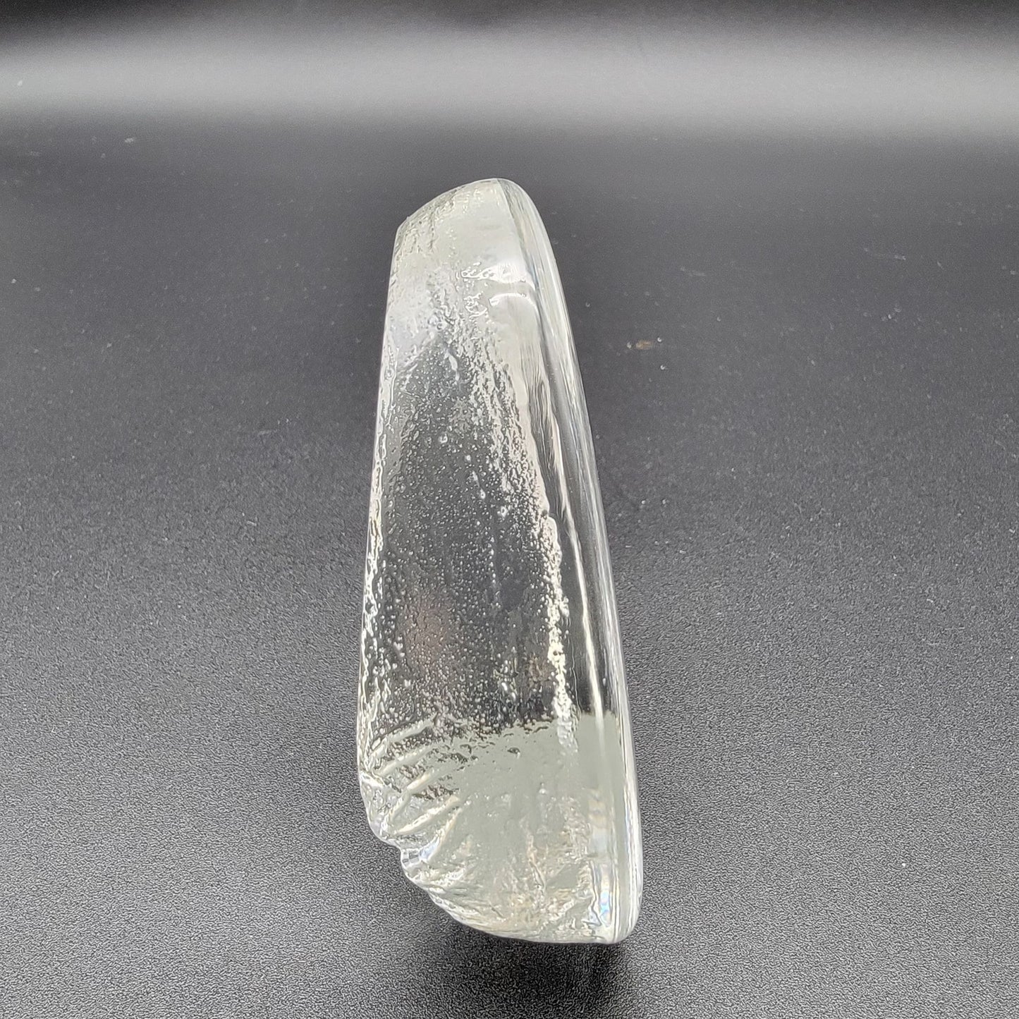 Mats Jonasson Signed Lead Crystal Sitting Bunny Paperweight