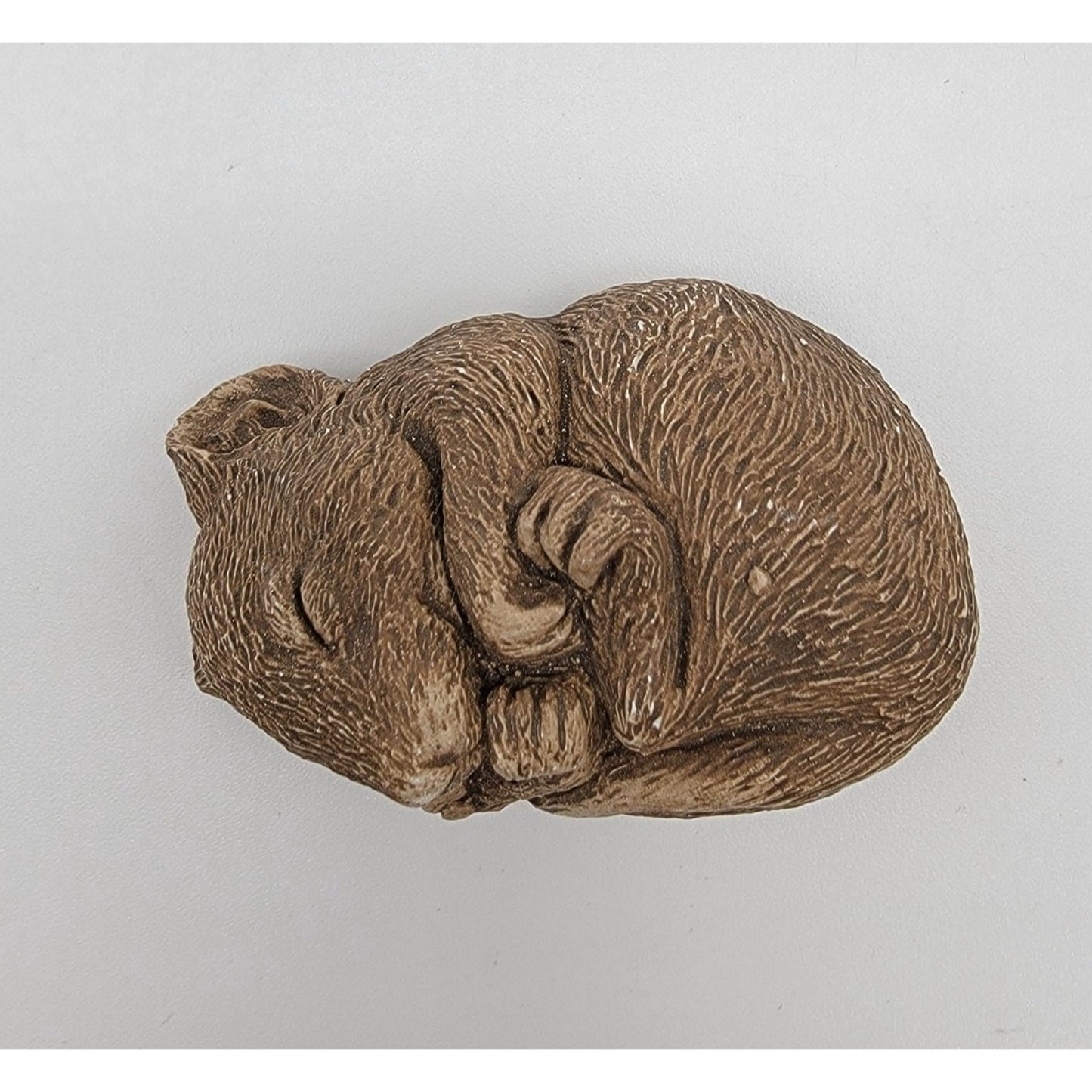 Vintage 1983 Sandicast Sleeping Mouse Figurine By Sandra Brue