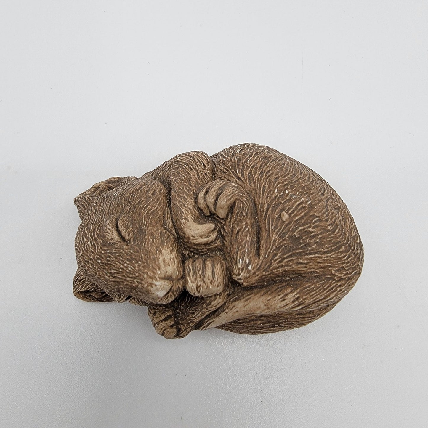 Vintage 1983 Sandicast Sleeping Mouse Figurine By Sandra Brue