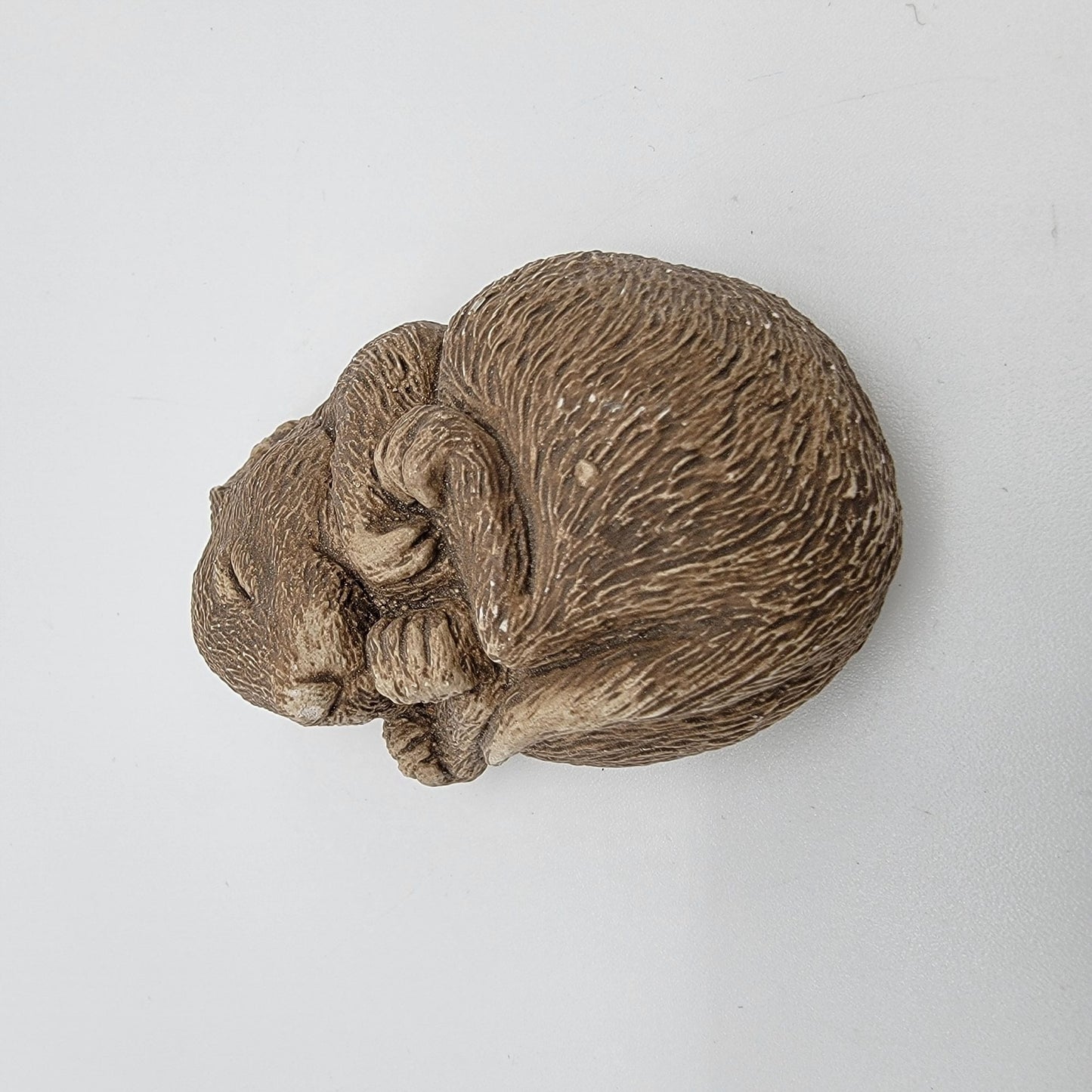Vintage 1983 Sandicast Sleeping Mouse Figurine By Sandra Brue